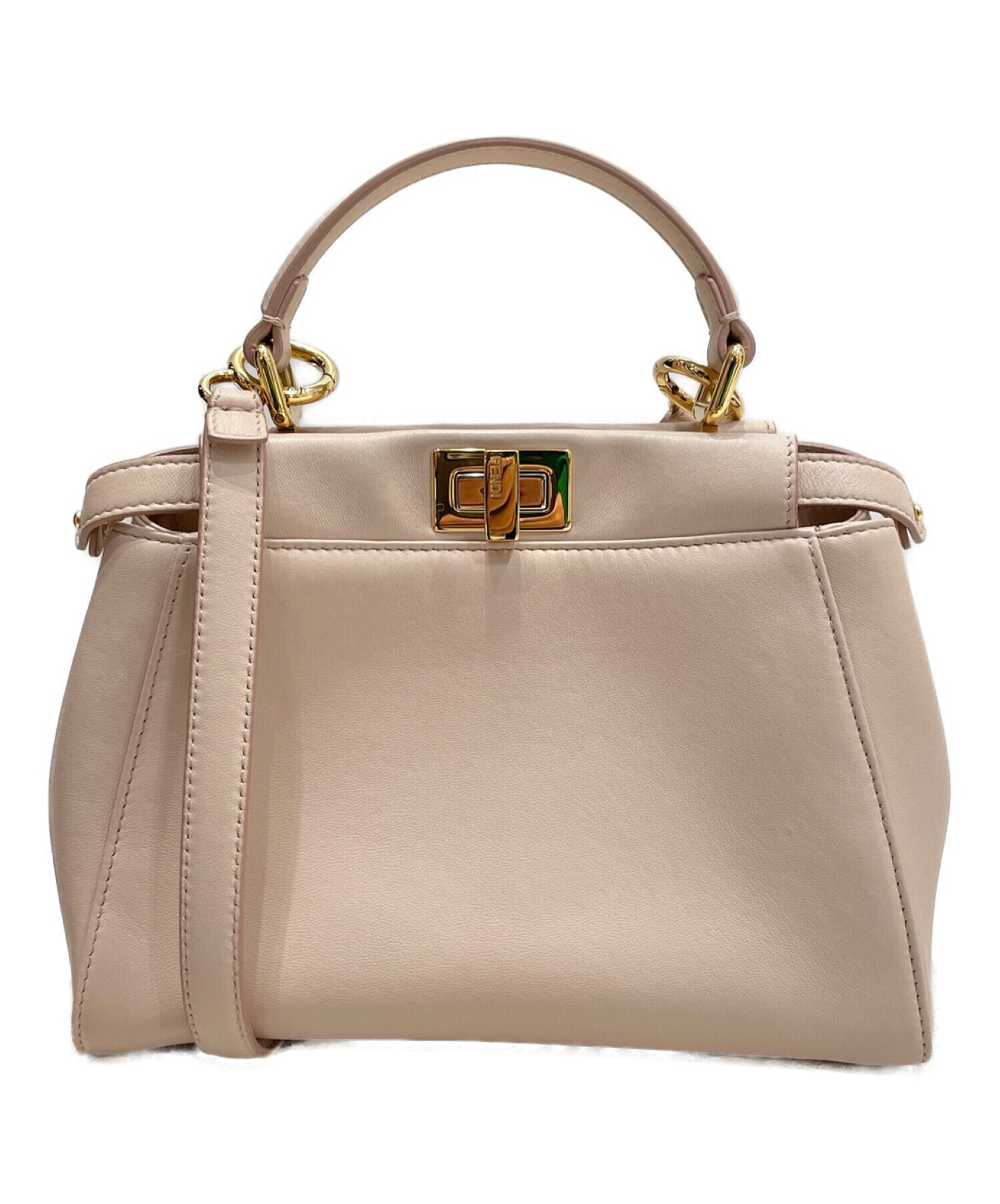 中古・古着通販】FENDI (フェンディ) ピーカブーミニ ベージュ サイズ