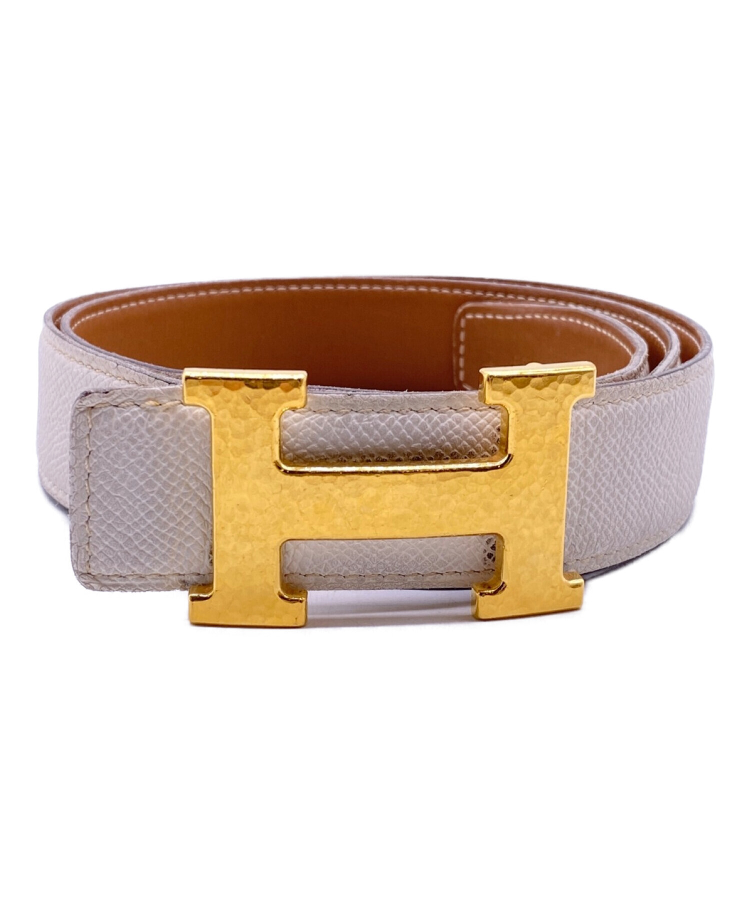 中古・古着通販】HERMES (エルメス) コンスタンスベルト ホワイト 
