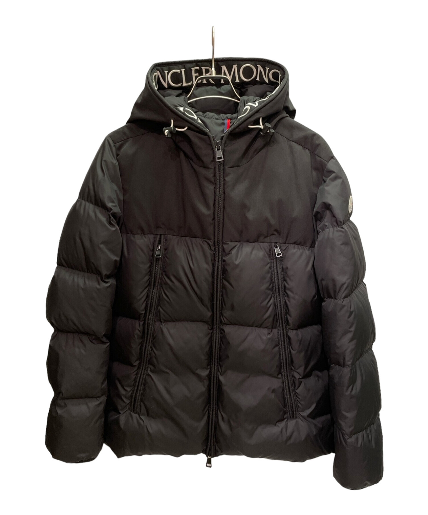 中古・古着通販】MONCLER (モンクレール) ロゴ切替ダウンジャケット 