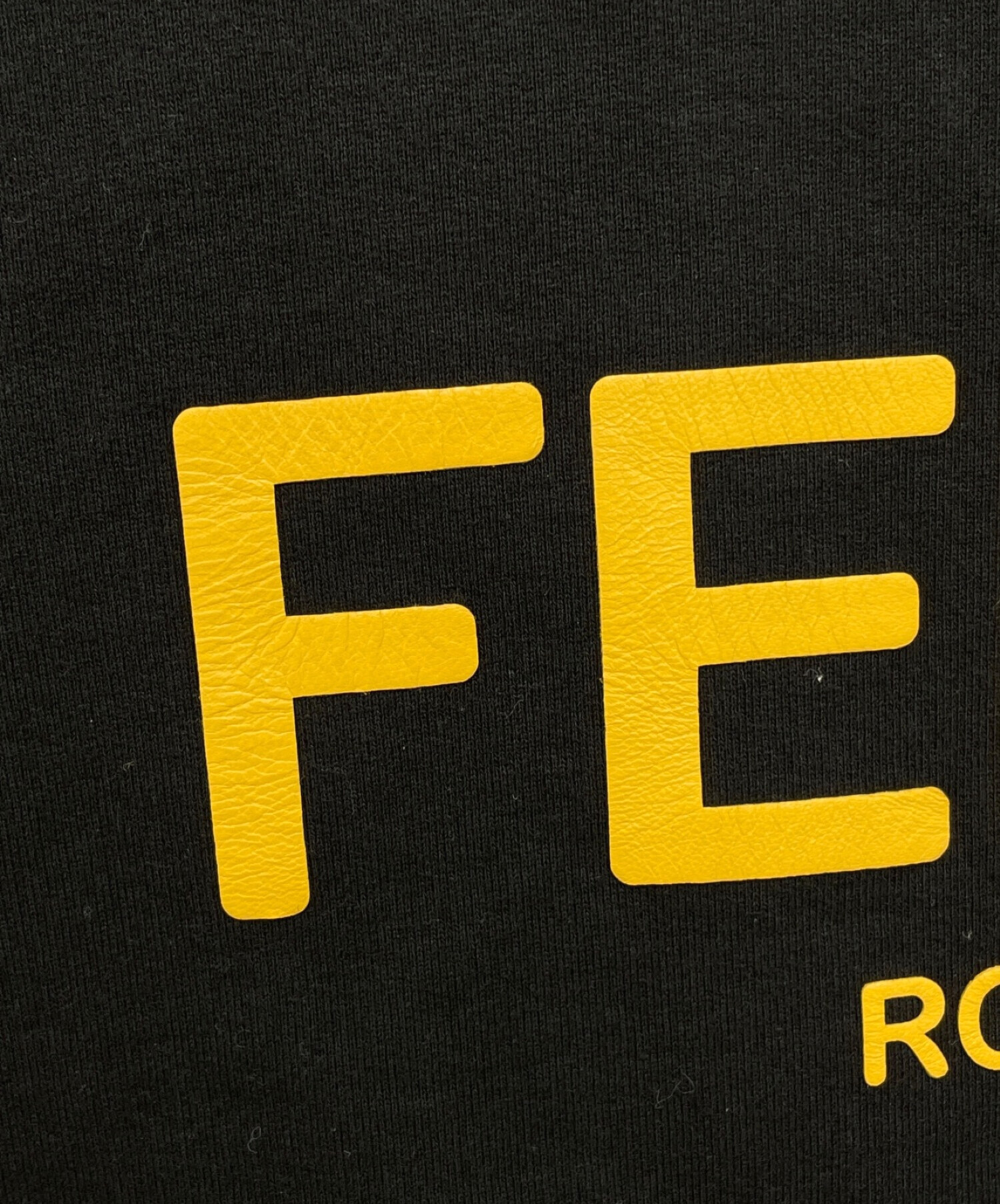 中古・古着通販】FENDI (フェンディ) ロゴスウェット ブラック サイズ