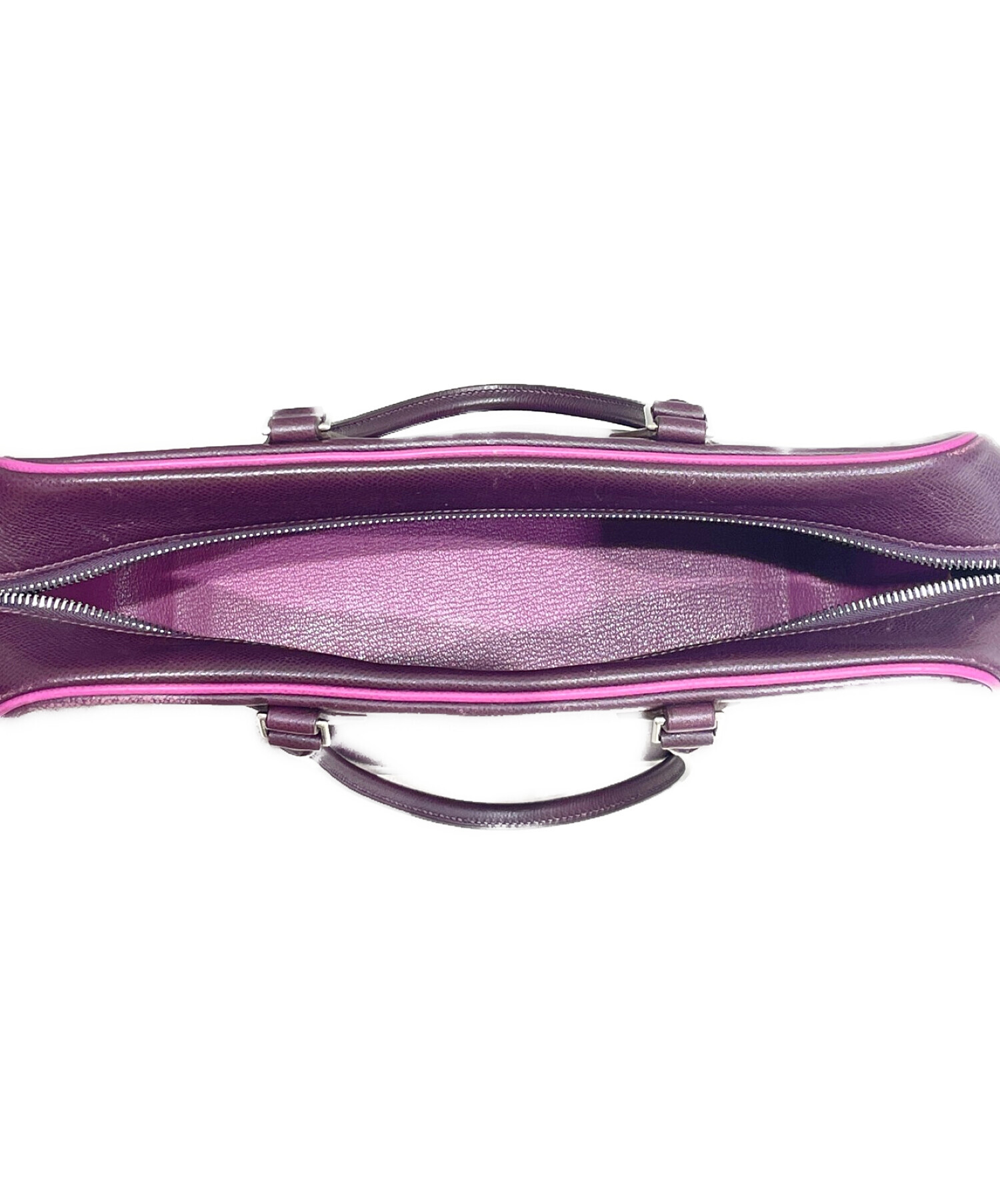 中古・古着通販】HERMES (エルメス) プリュム32 レザン×シクラメン 