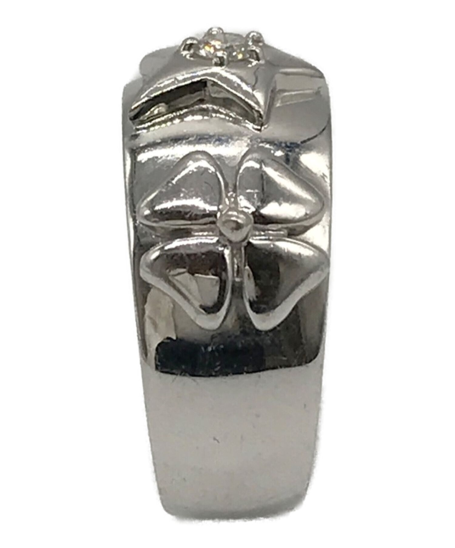 CHANEL シルバー ロゴリング ヴィンテージ 925 11号 CHANEL 11号 シャネル リング・指輪 ロゴ シルバー925 ヴィンテージ