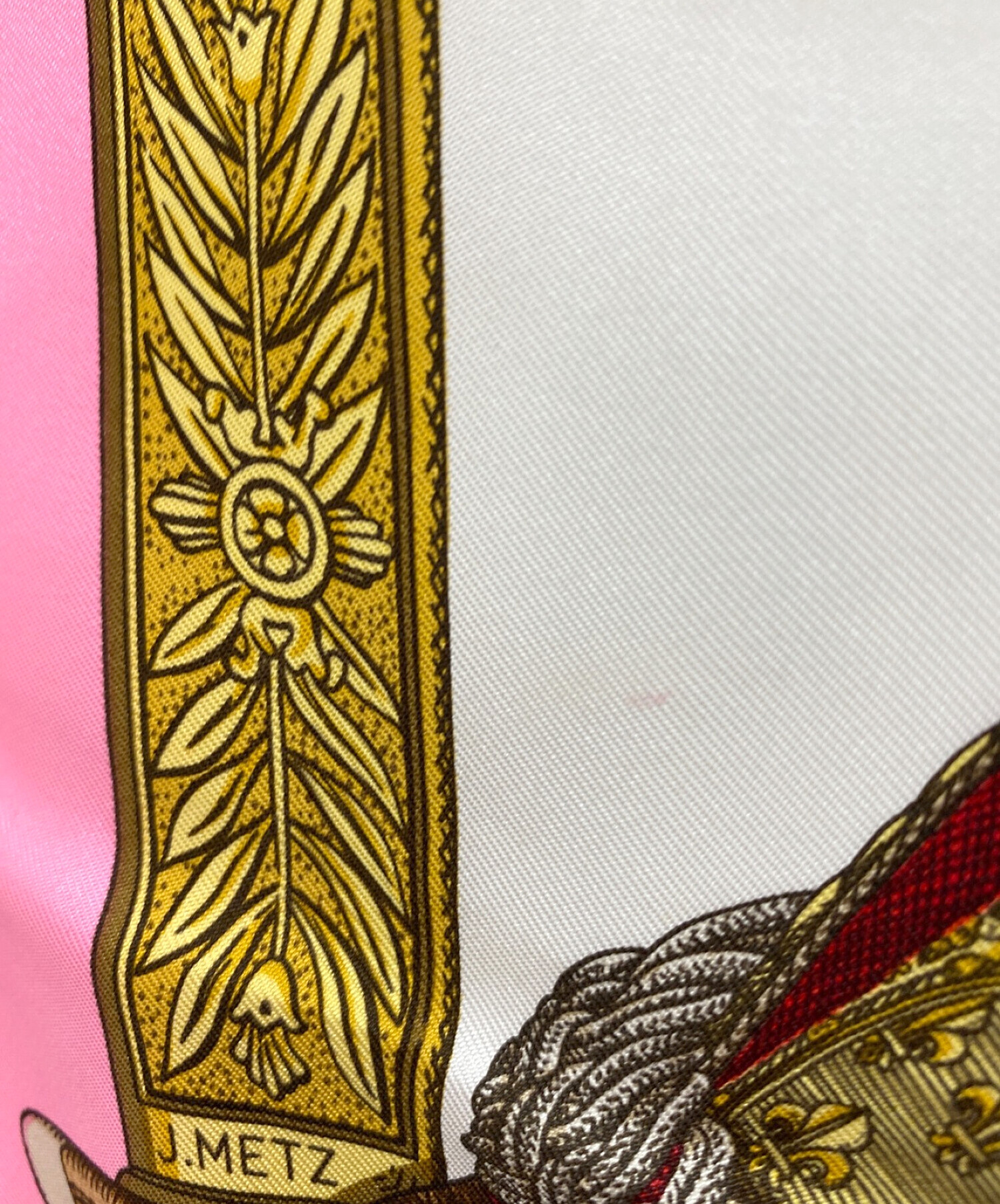 中古・古着通販】HERMES (エルメス) カレ90 ピンク サイズ:90