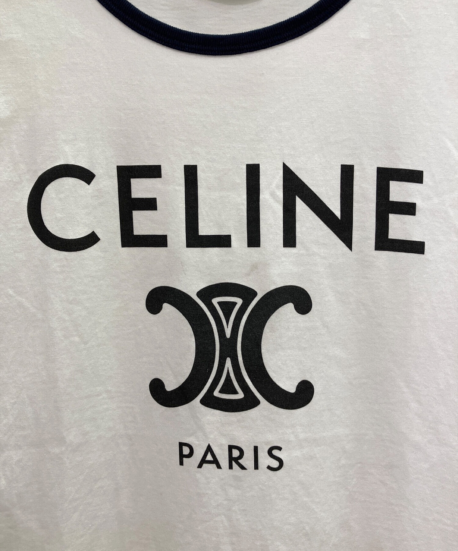 中古・古着通販】CELINE (セリーヌ) トリオンフプリント Tシャツ 