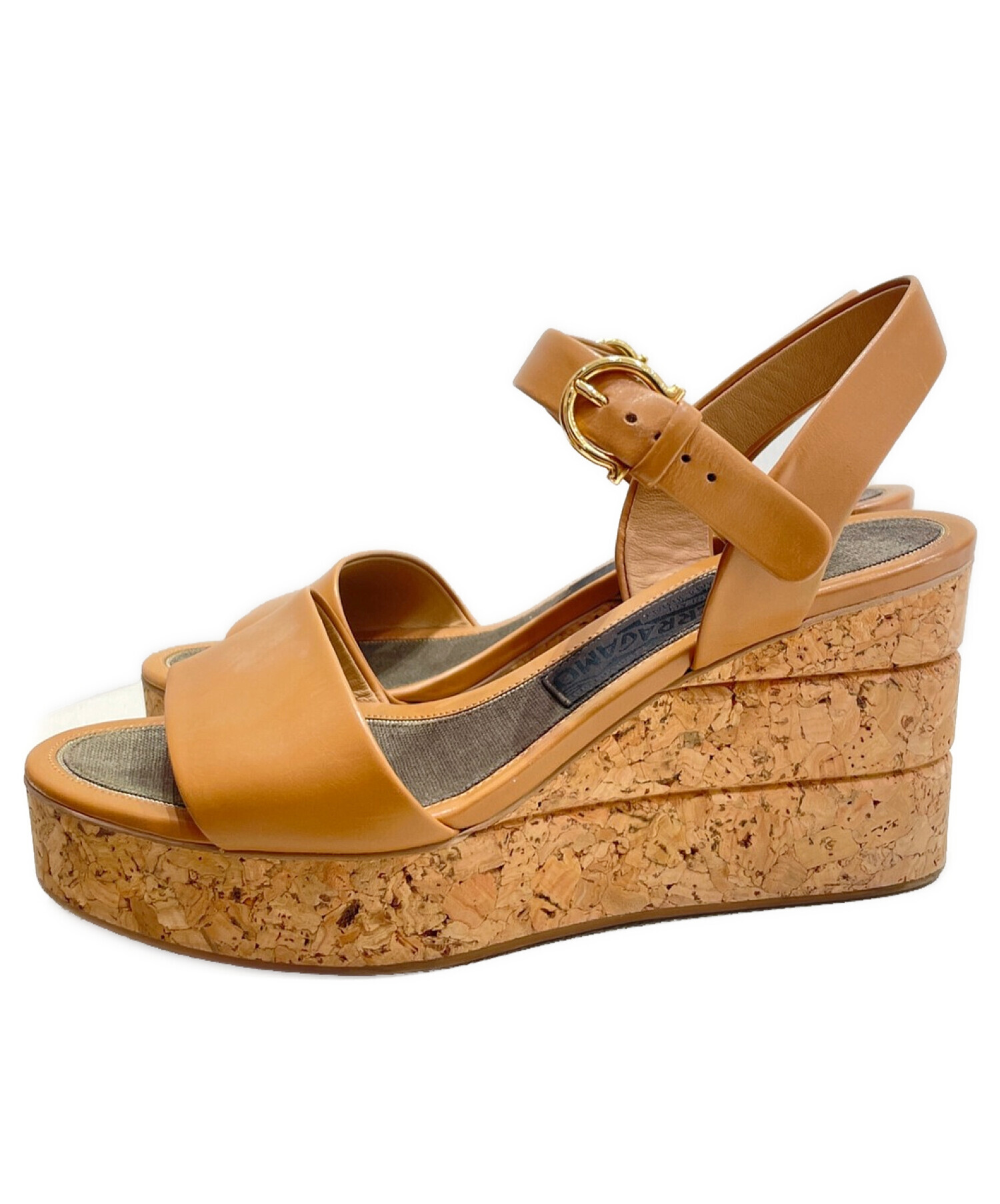 FERRAGAMO　ウェッジサンダル　フェラガモ 中古・古着通販】Salvatore Ferragamo (サルヴァトーレ フェラガモ