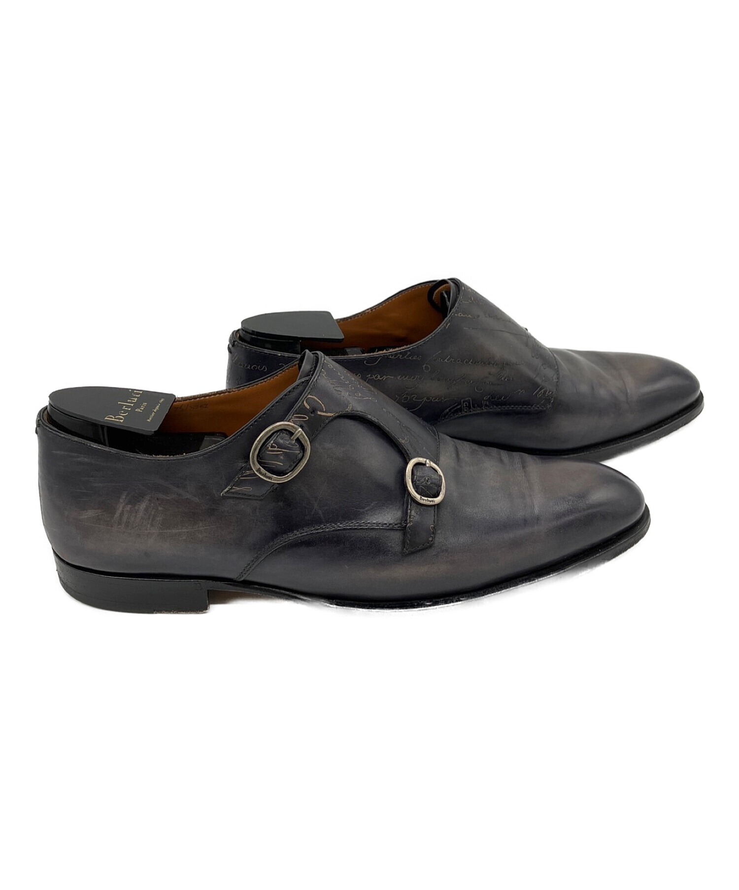 中古・古着通販】Berluti (ベルルッティ) ダブルモンクトラップレザー