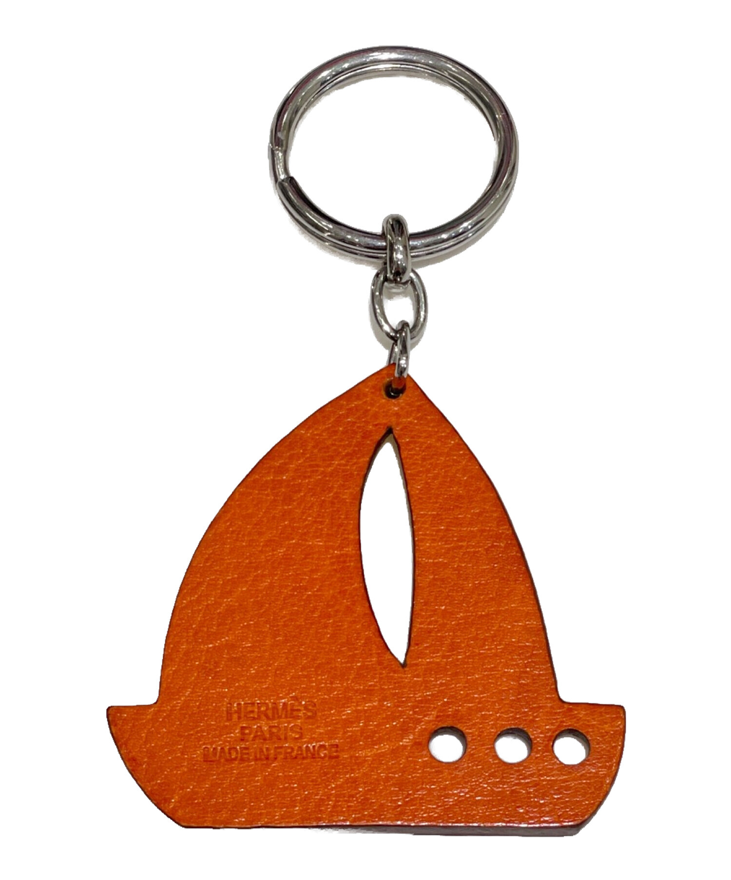 中古・古着通販】HERMES (エルメス) ヨットレザーキーホルダー サイズ