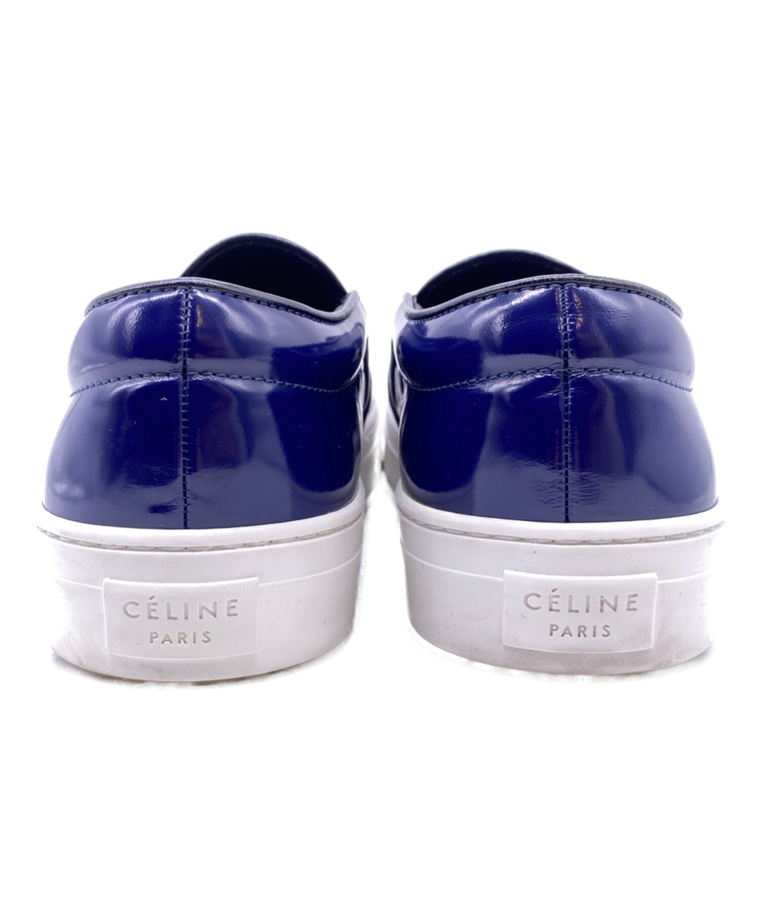 中古・古着通販】CELINE (セリーヌ) タッセルスリッポン ブルー サイズ 