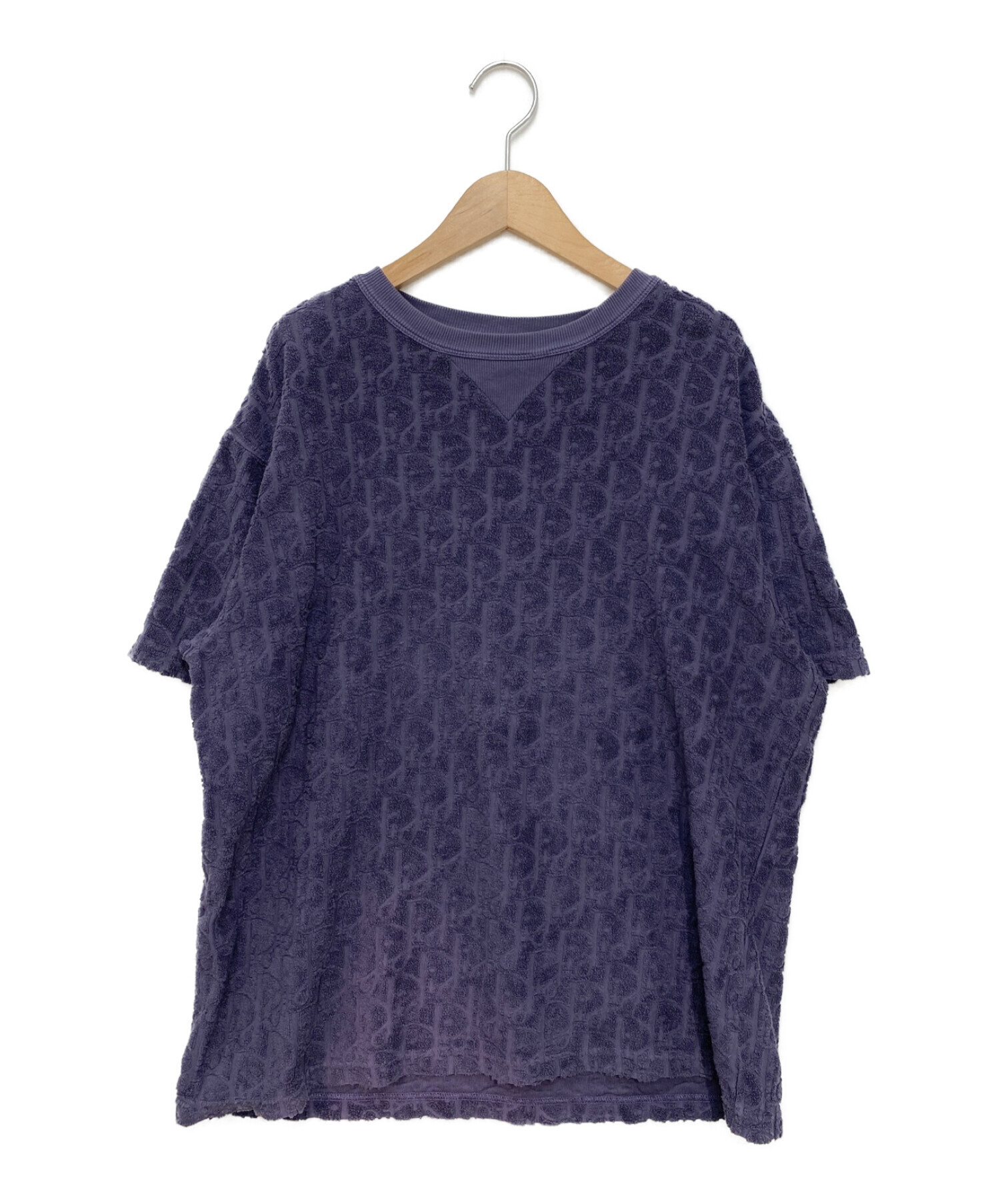 DIOR オブリーク　Tシャツ　ジャガード　パイル地　ディオール　正規品 中古・古着通販】Dior (ディオール) オブリークパイルTシャツ