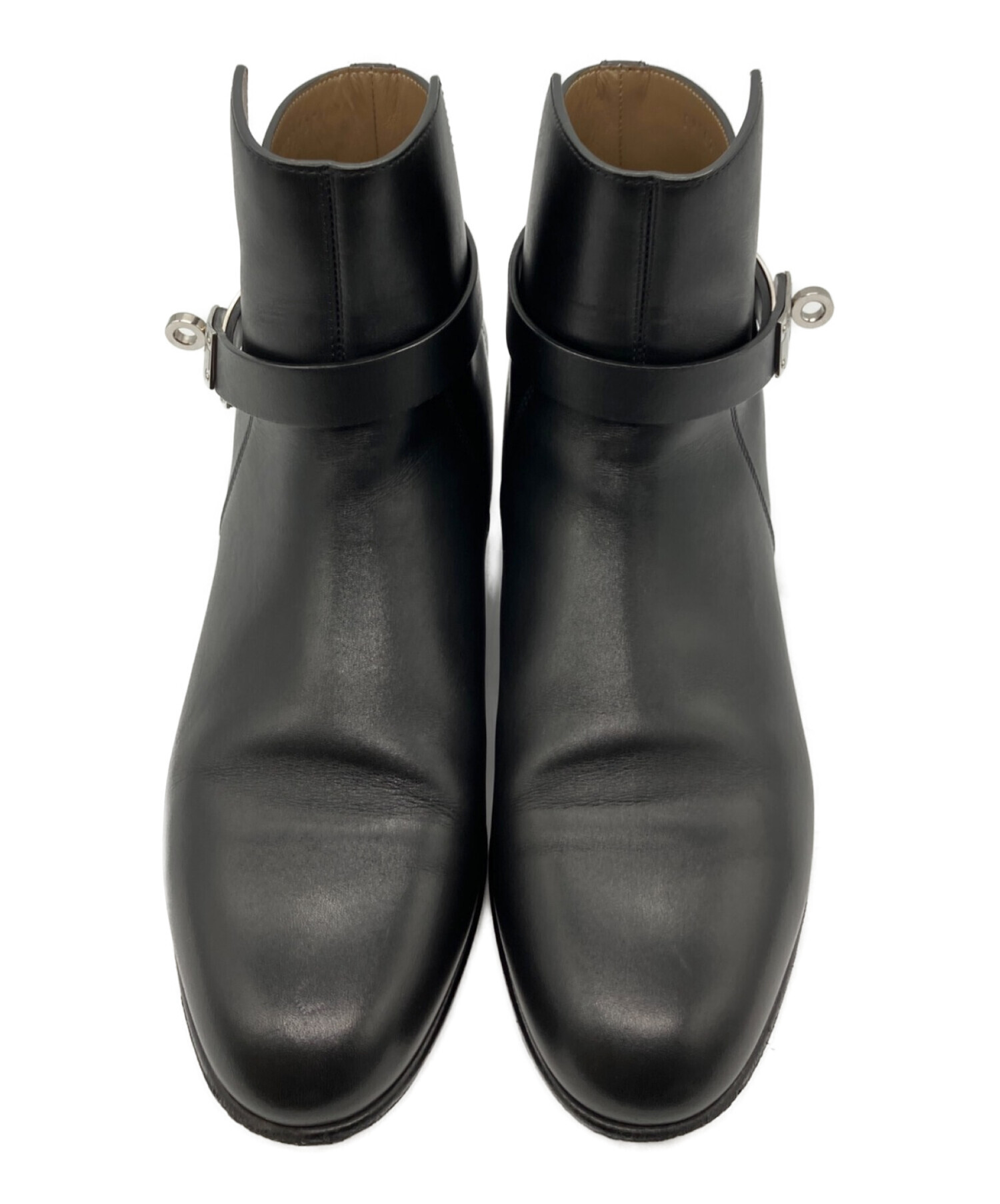 エルメス　サンジェルマン　37 ブラック 名東】【HERMES】エルメス サンジェルマン ショートブーツ