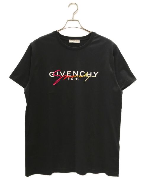 GIVENCHY ジバンシィ レインボーシグネチャーロゴ スウェット 中古・古着通販】GIVENCHY (ジバンシィ) レインボーシグネチャーロゴT