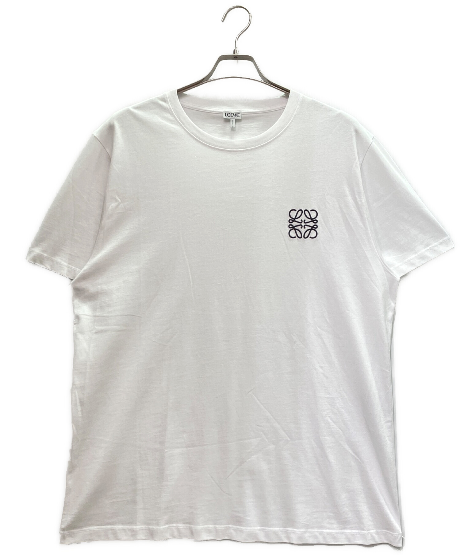 中古・古着通販】LOEWE (ロエベ) アナグラムTシャツ ホワイト サイズ 