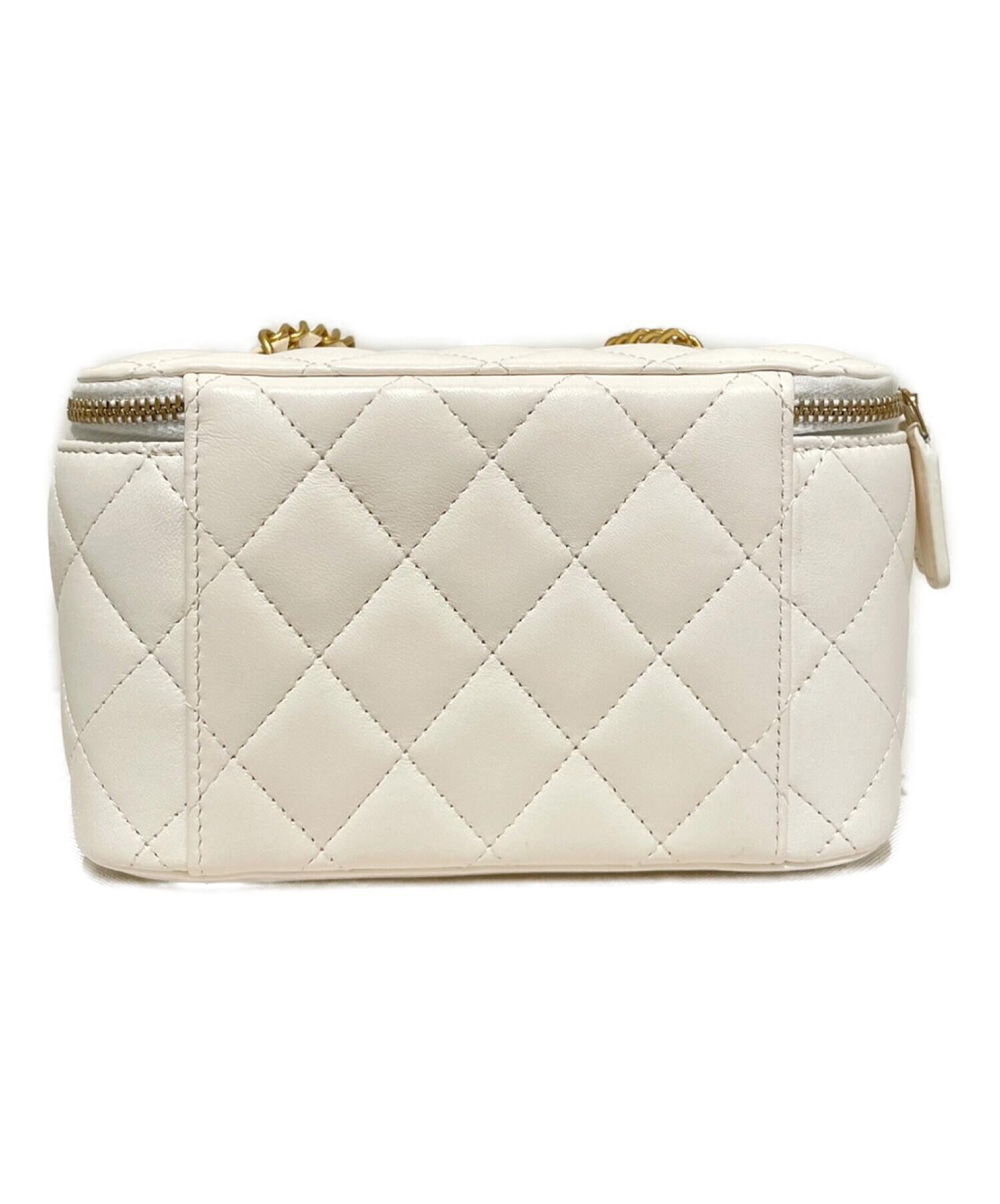 CHANEL シャネル 小物類（その他） レディース 【古着】【中古】 中古・古着通販】CHANEL (シャネル) ヴァニティケース ホワイト
