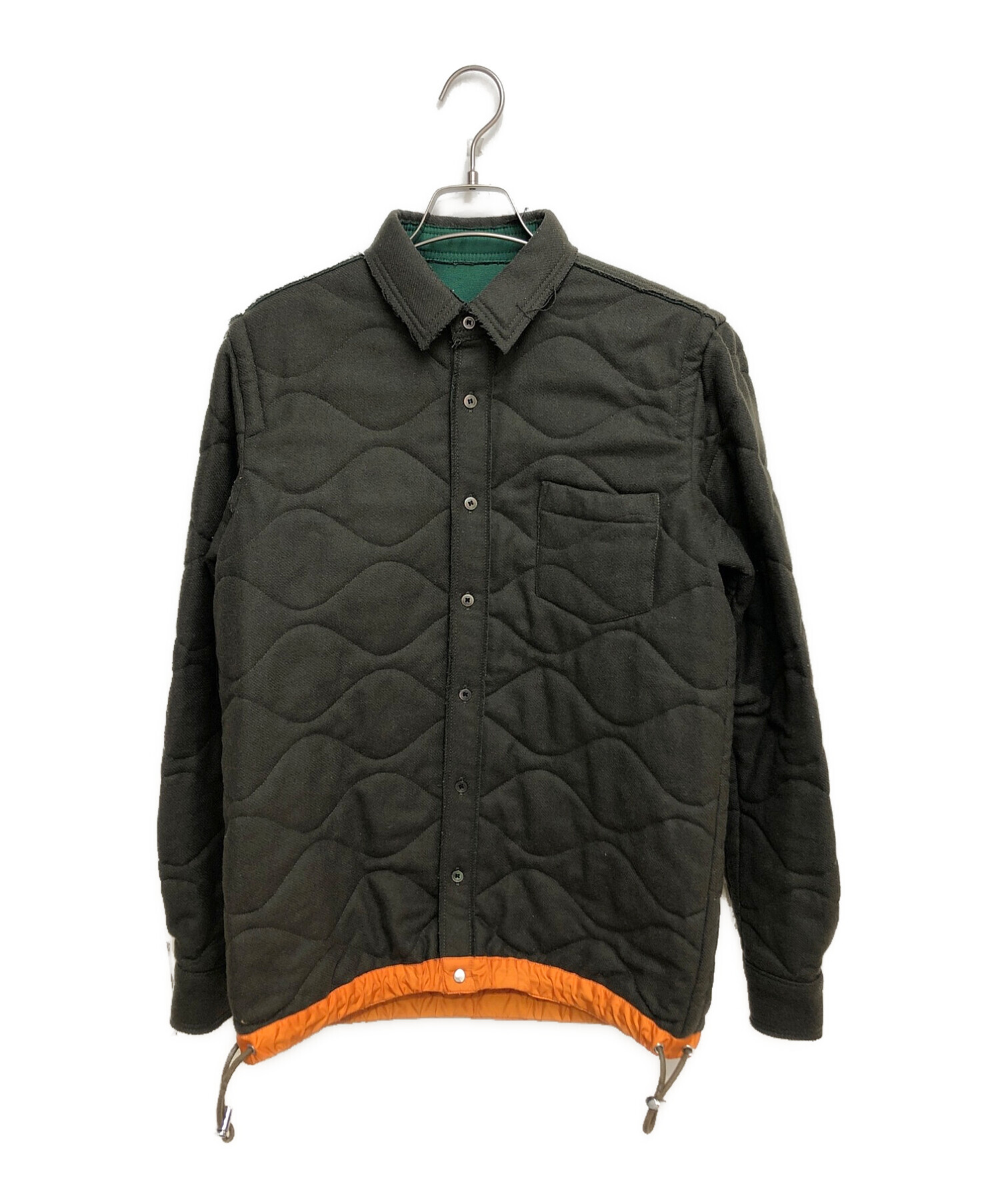 サカイ Quilted Shirt Jacket キルティング ストライプ - サカイ