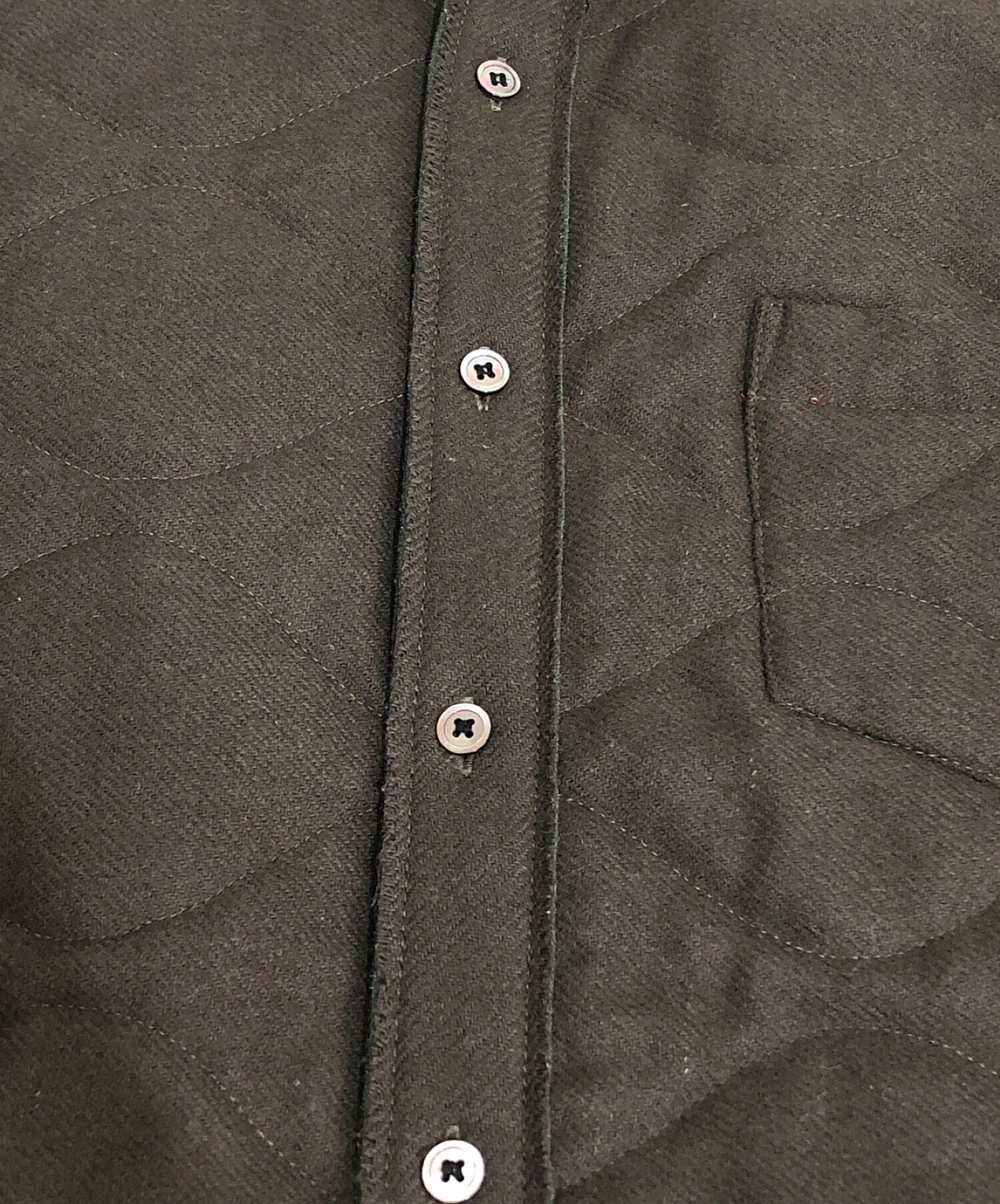 中古・古着通販】sacai (サカイ) ウールキルティングシャツジャケット 