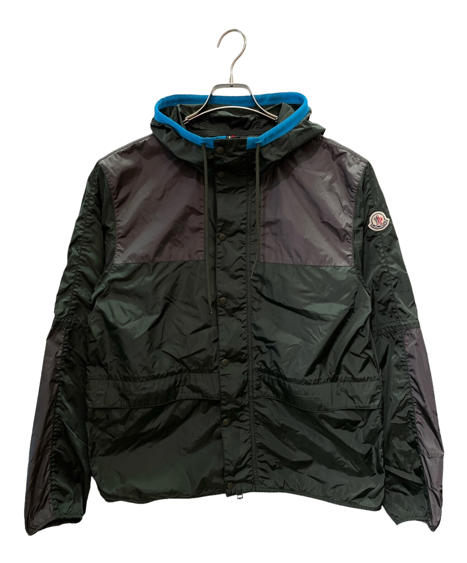 【希少】MONCLER モンクレール ELOI ナイロンジャケット カーキ 希少】MONCLER モンクレール ELOI ナイロンジャケット カーキ