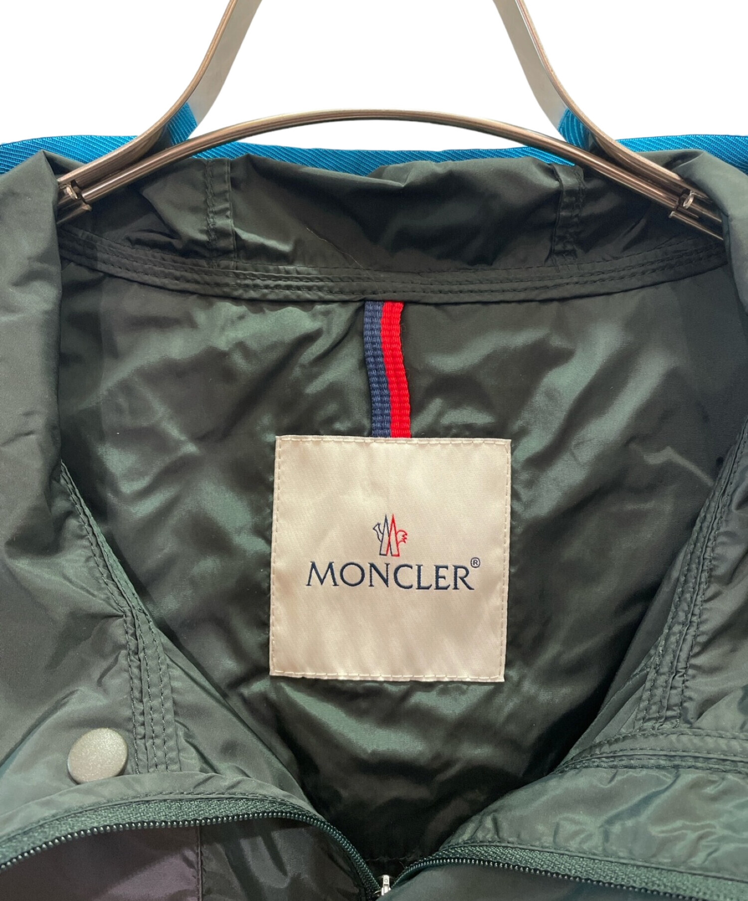 【希少】MONCLER モンクレール ELOI ナイロンジャケット カーキ 希少】MONCLER モンクレール ELOI ナイロンジャケット カーキ
