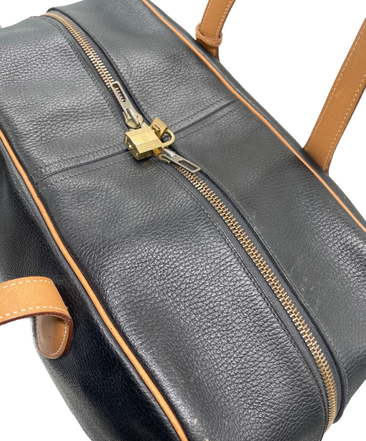 【大黒屋73】HERMES エルメス バッグ ボストンバッグ ヴィクトリア43 トリヨンノヴィーヨ ブラック シルバー金具 X刻印（2016年） HERMES - HERMES エルメス ヴィクトリア43 ボストンバッグ