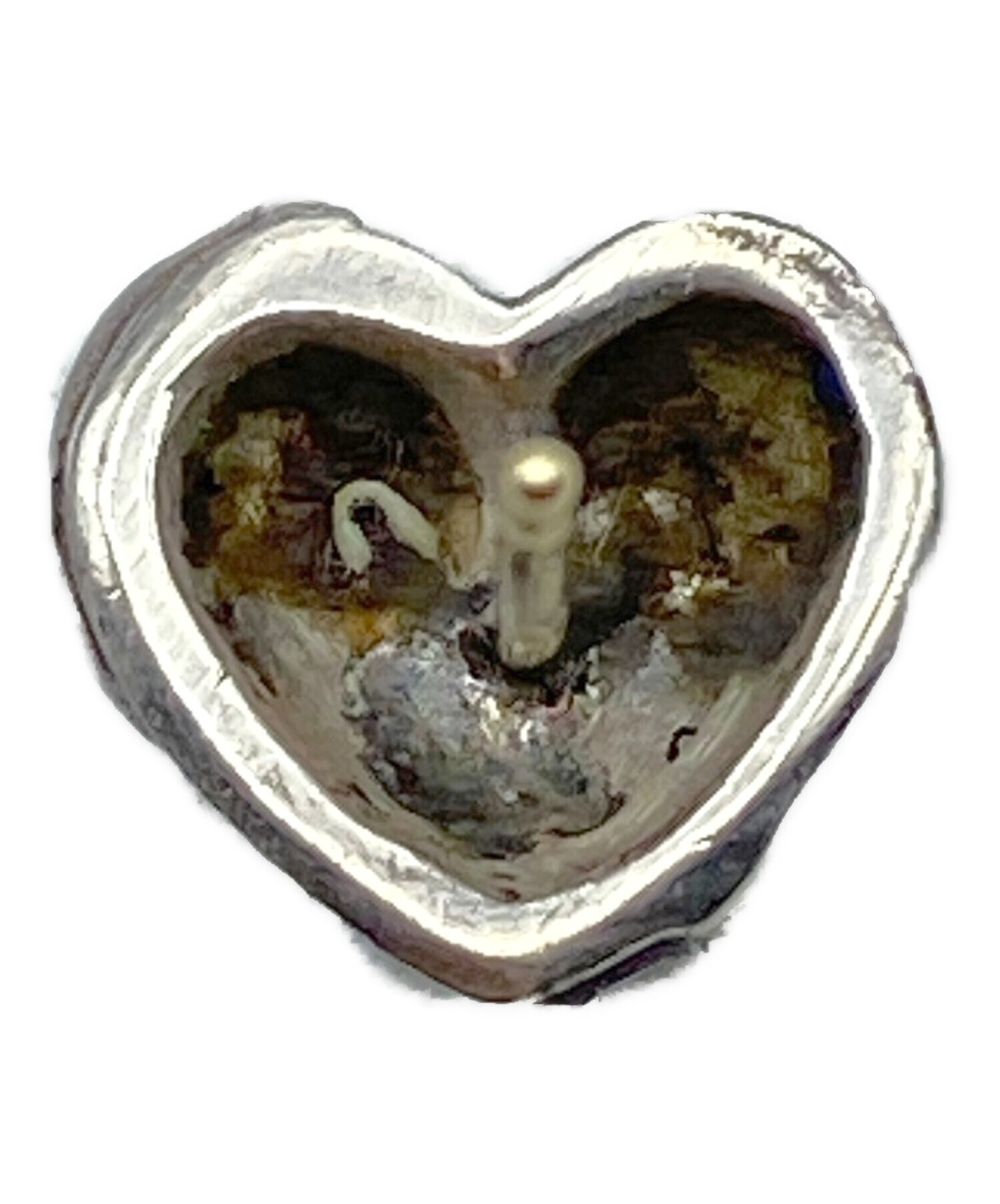 CHROME HEARTSクロムハーツSTUD HEART ハートスタッドピアス 中古品