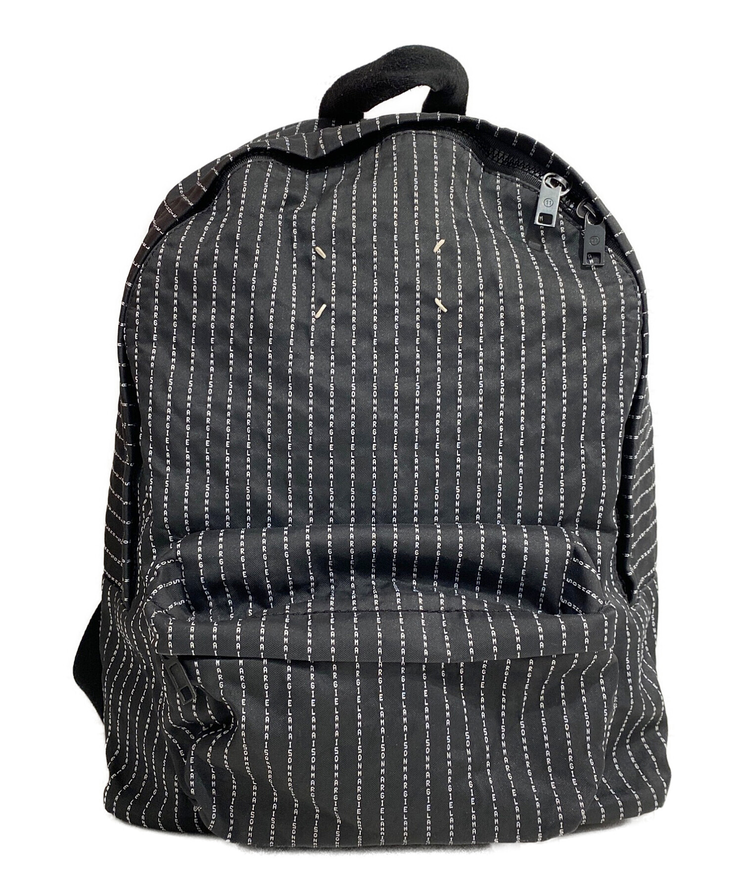 MAISON☆ハンドメイドリュック2点＊シック柄＆ストライプ 中古・古着通販】Maison Margiela (メゾンマルジェラ) ロゴストライプ