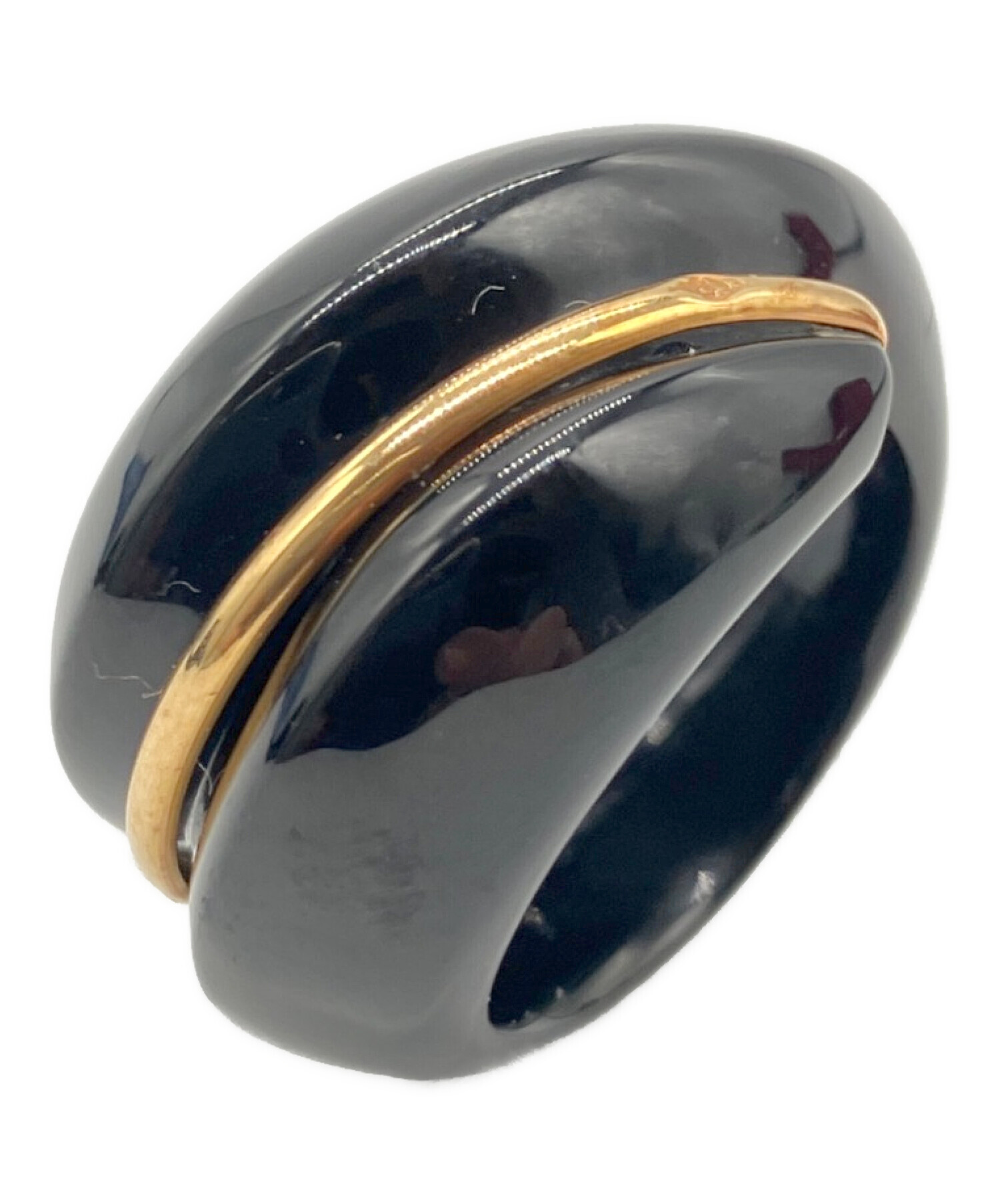 中古・古着通販】Baccarat (バカラ) K18 コンビリング ブラック 
