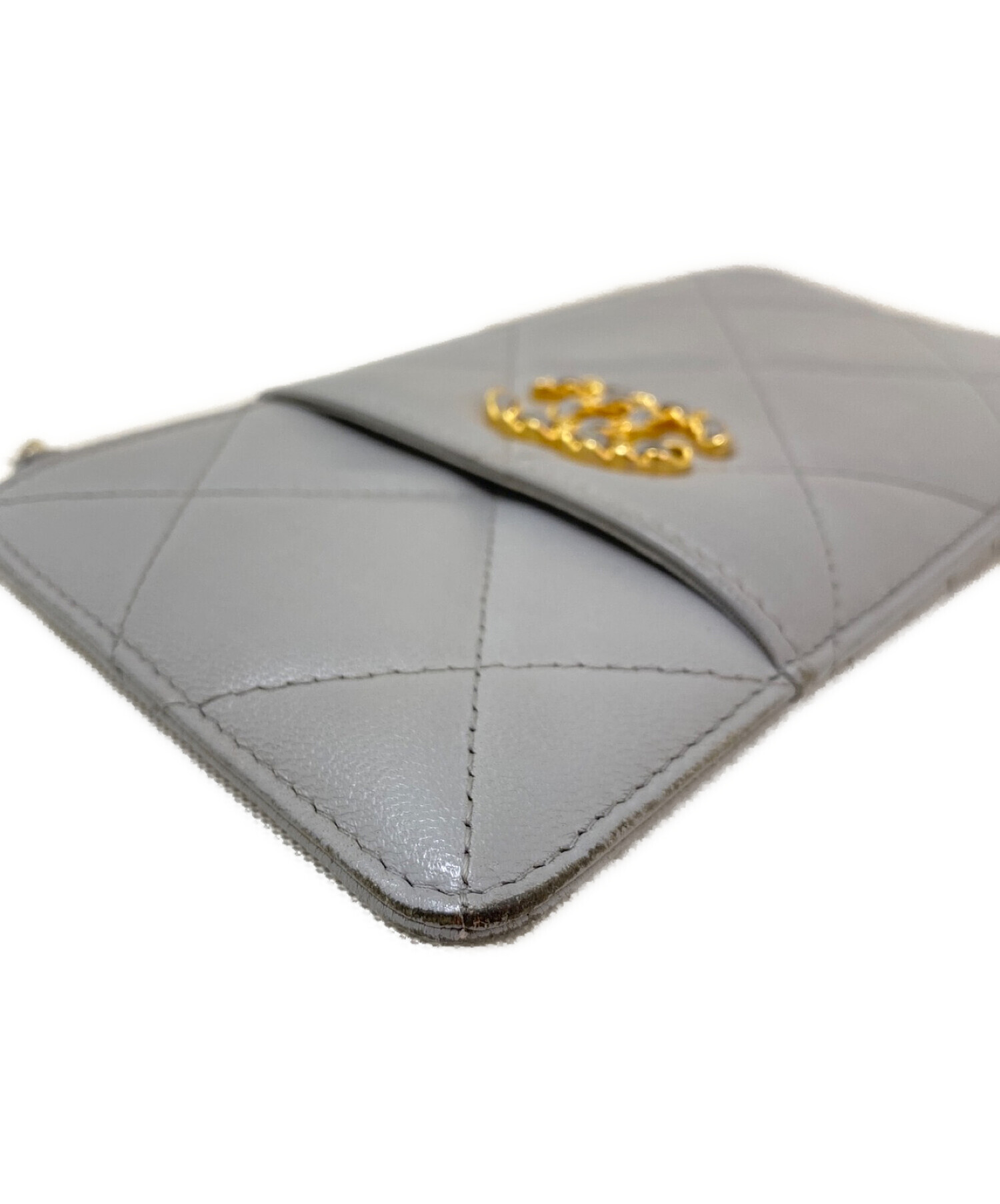 中古・古着通販】CHANEL (シャネル) フラグメントケース ライトグレー