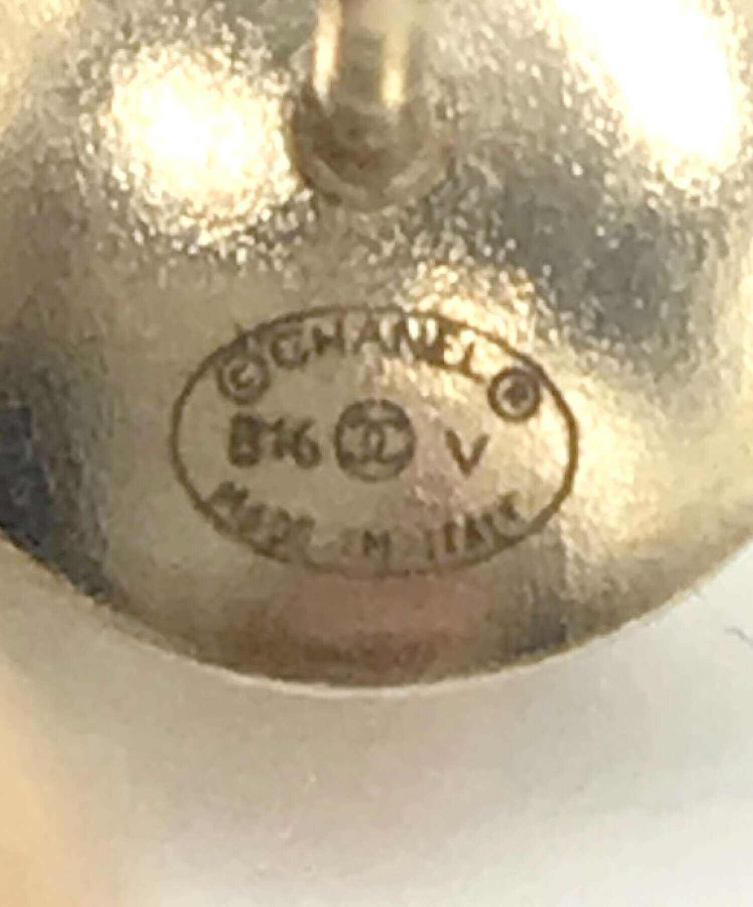 中古・古着通販】CHANEL (シャネル) ココマークパールボールピアス