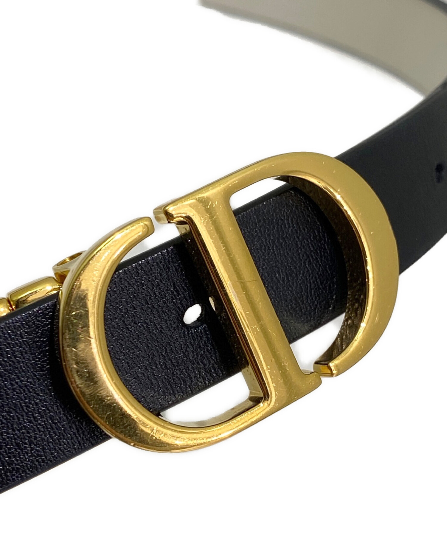 新品】Christian Dior リバーシブルベルト ホワイト/ブラック 【公式通販】