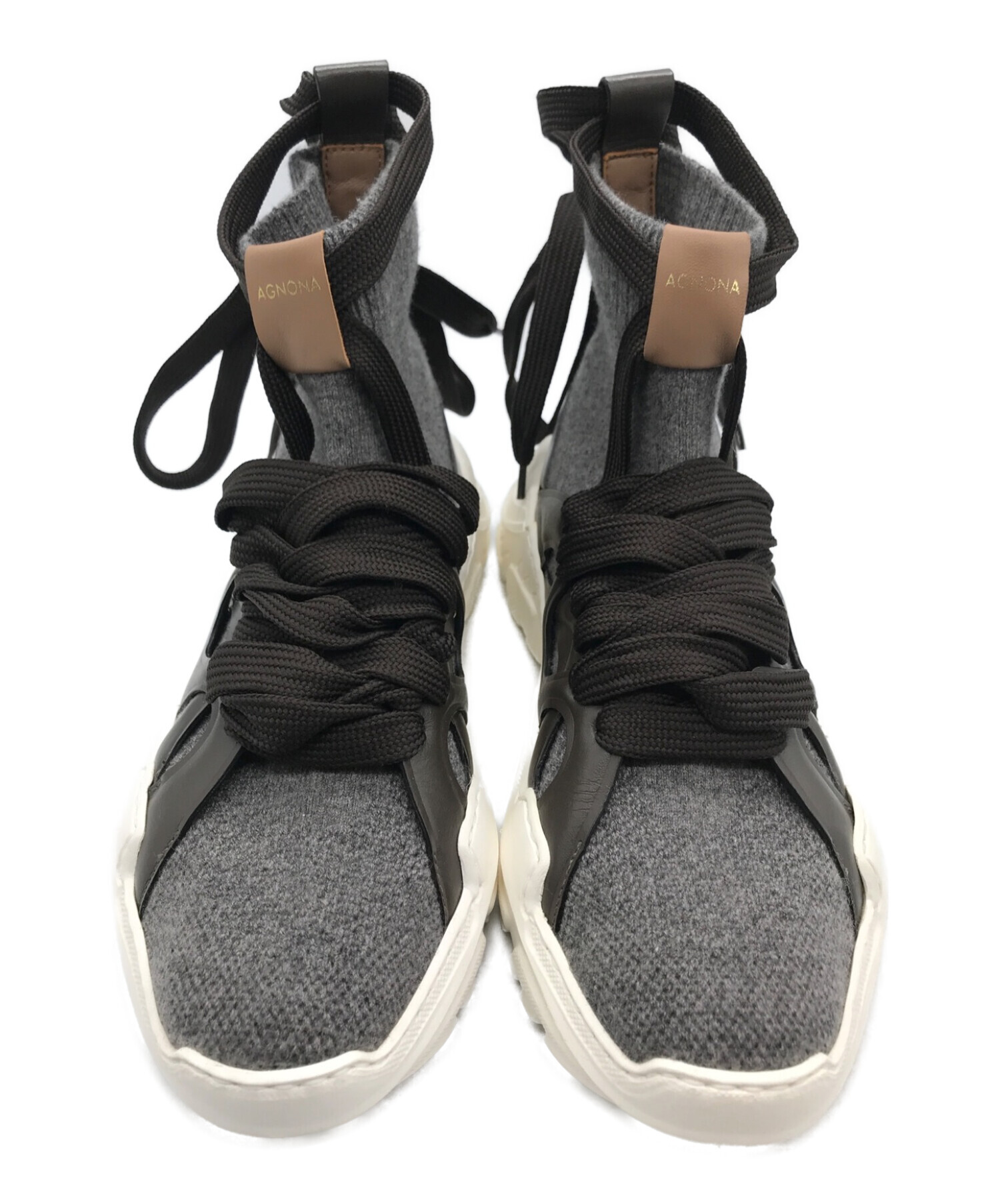 Alexander McQueen ハイカットスニーカー 37 美品】Alexander