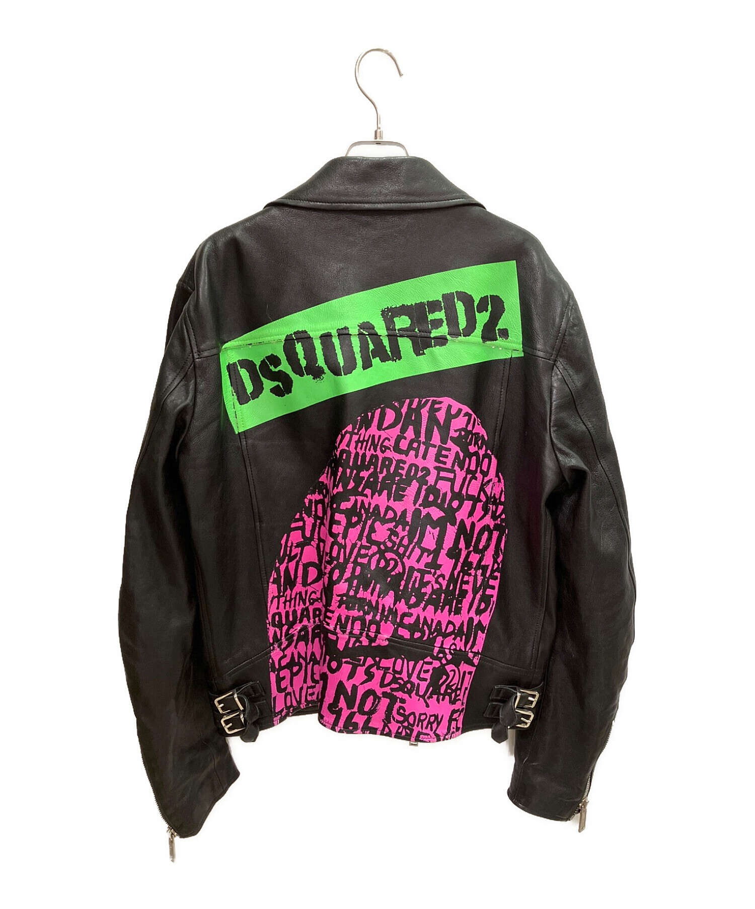 中古・古着通販】DSQUARED2 (ディースクエアード) ダブルライダース