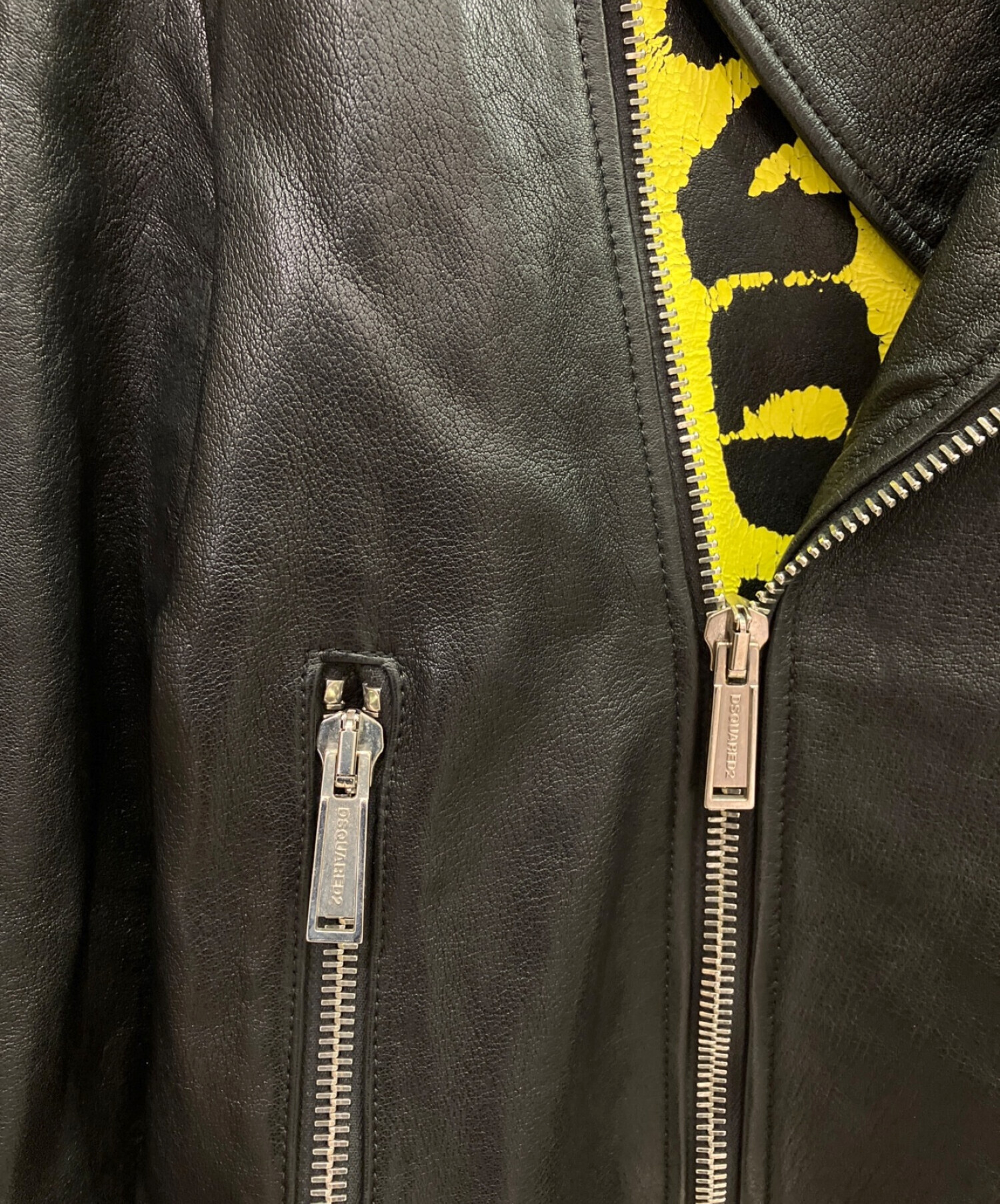 中古・古着通販】DSQUARED2 (ディースクエアード) ダブルライダース
