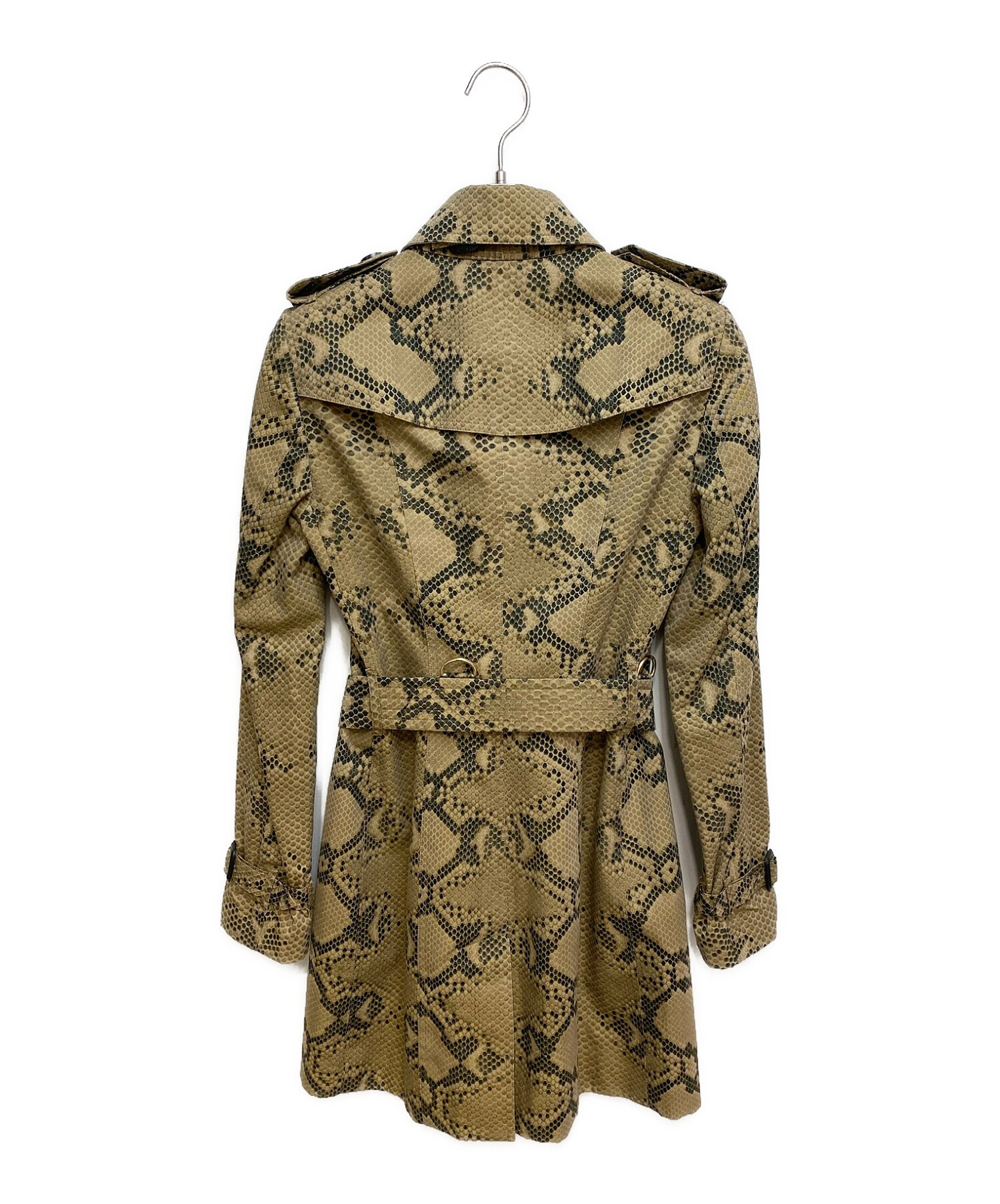 Burberry バーバリー ブラウン トレンチコート ロング ギャバジン チェストウッド トレンチコート (クレイブラウン