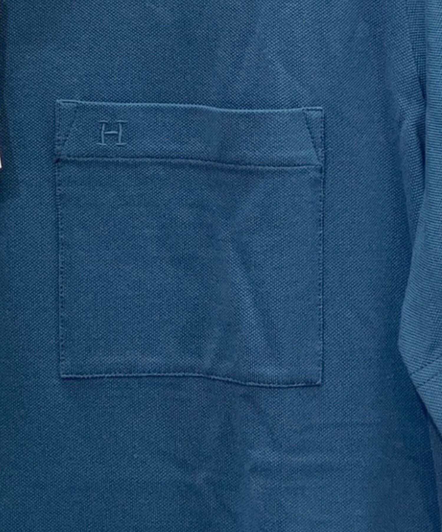 中古・古着通販】HERMES (エルメス) ロゴワンポイントポロシャツ 