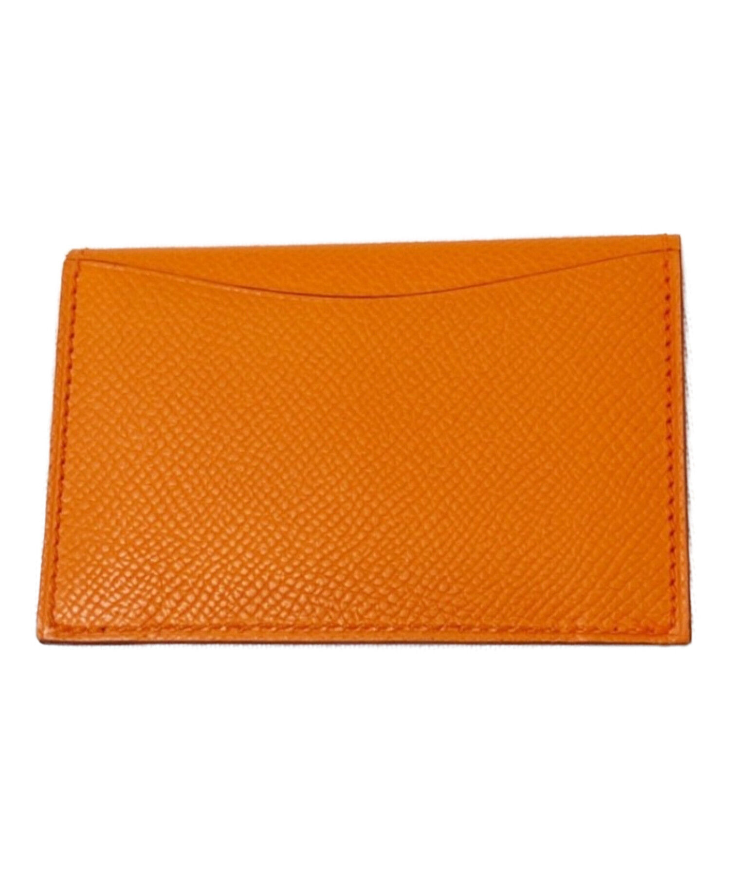 中古・古着通販】HERMES (エルメス) コインカードケース オレンジ