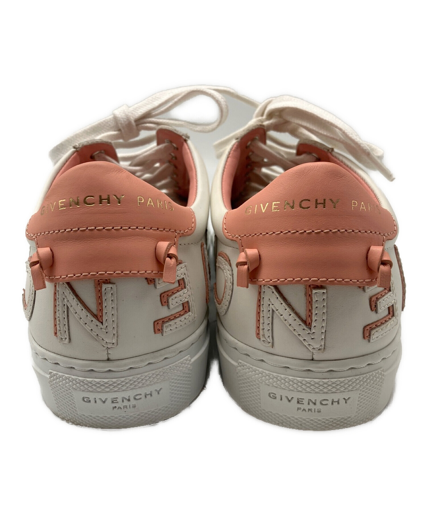 ジバンシイ　レザースニーカー 中古・古着通販】GIVENCHY (ジバンシィ) レザースニーカー ホワイト