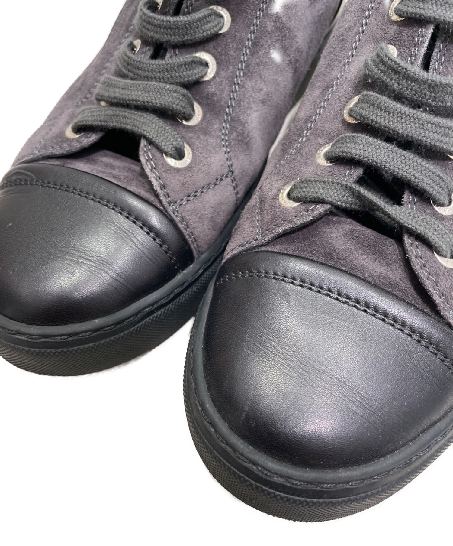 美品　シャネルスポーツ　スニーカー　革靴　スウェード　黒 中古・古着通販】CHANEL (シャネル) ヒールツイードスウェード