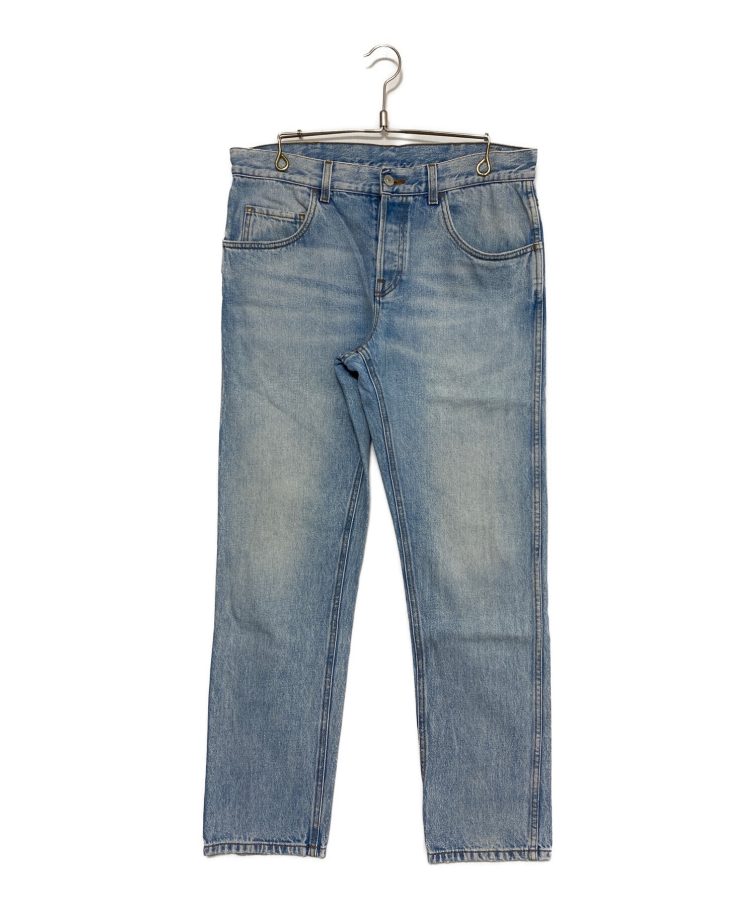 中古・古着通販】GUCCI (グッチ) Loved Embroidered Jeans スカイ 
