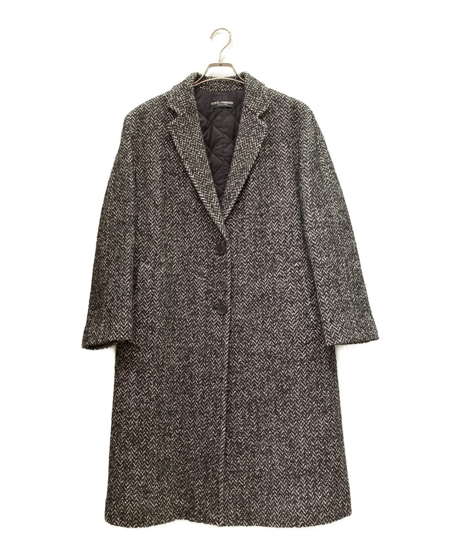 D&G ダブルブレスト ウールコート 36