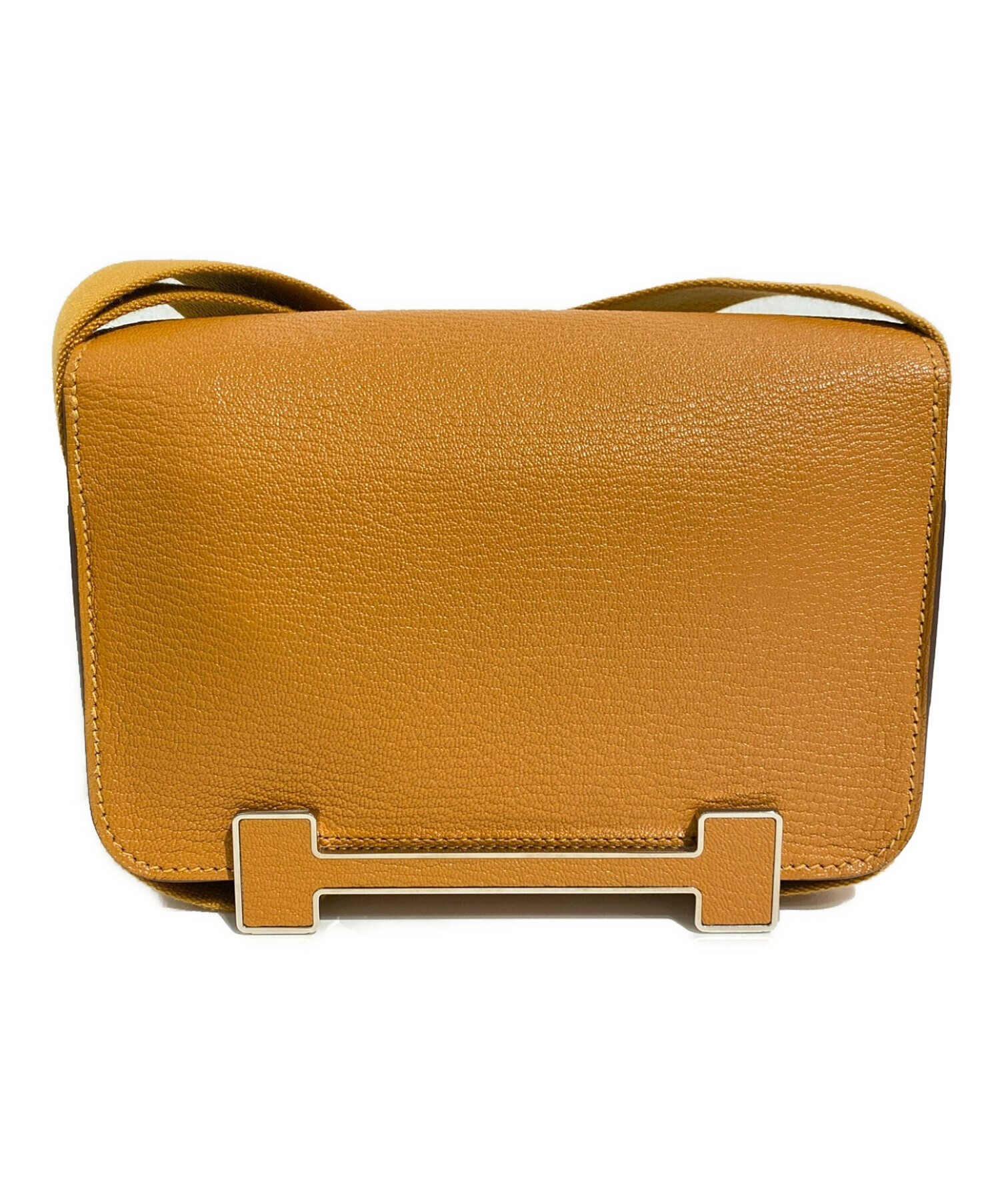 中古・古着通販】HERMES (エルメス) ゲタ/シルバー金具/シェーブル 