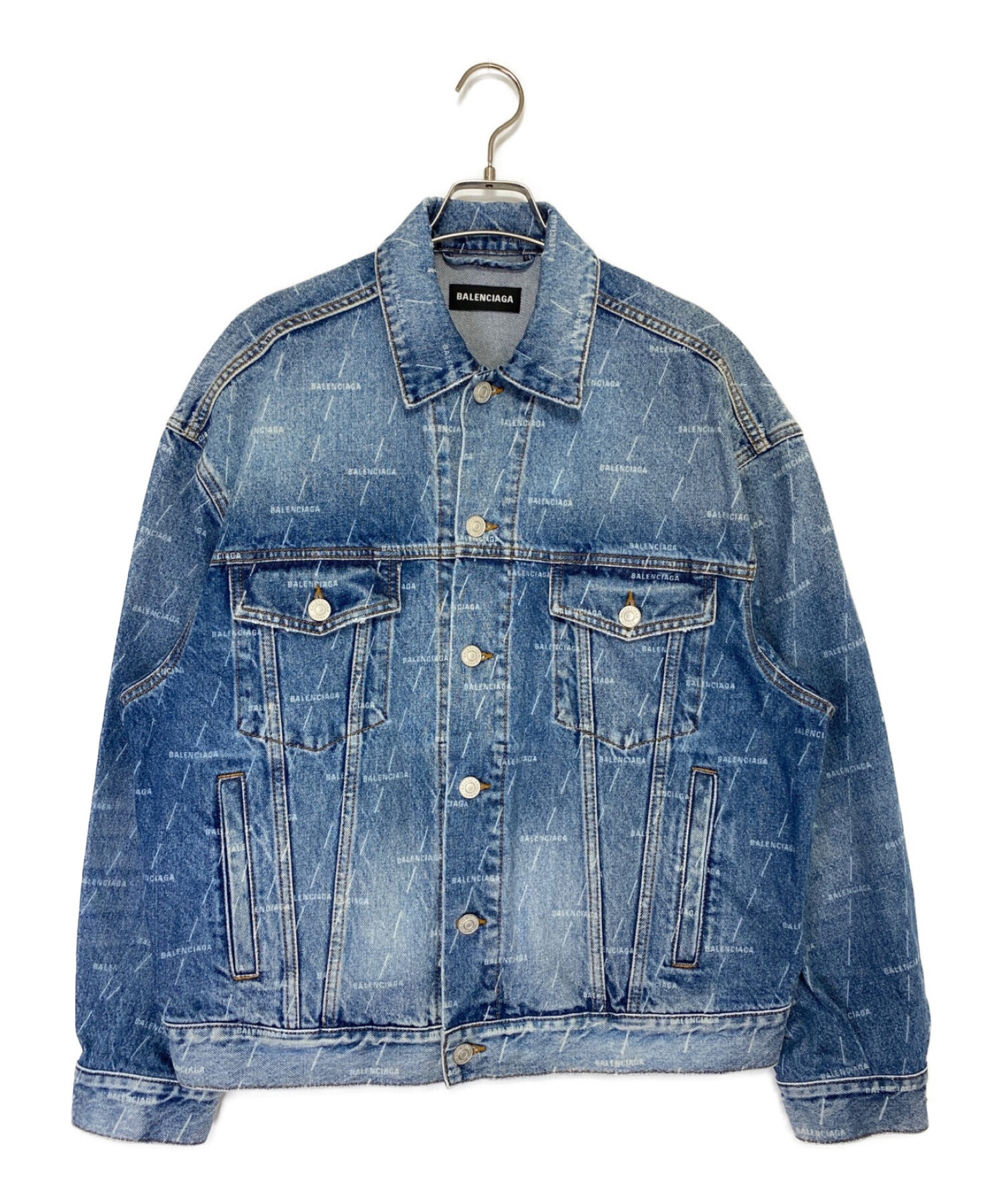 あんしん鑑定 BALENCIAGA デニムジャケット Gジャン 2022AW あんしん鑑定 BALENCIAGA デニムジャケット Gジャン 2022AW 【公式通販】