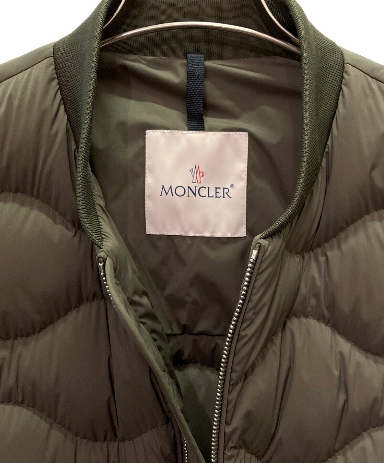 転勤‼️新品‼️売り切り‼️モンクレール　ブルゾン　カーキ　0 中古・古着通販】MONCLER (モンクレール) BORELY カーキ サイズ:2
