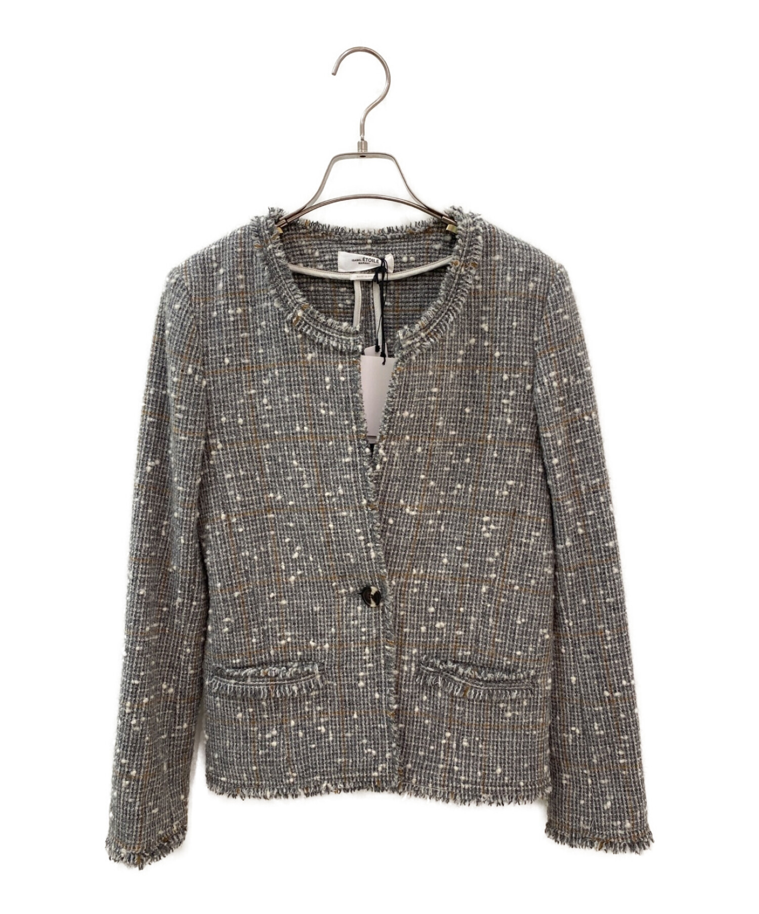 ISABEL MARANT ノースリーブ 34(XXS位) グレー 【古着】【中古】 Isabel Marant - ISABEL MARANT ノースリーブ 34(XXS位) グレー 【古着