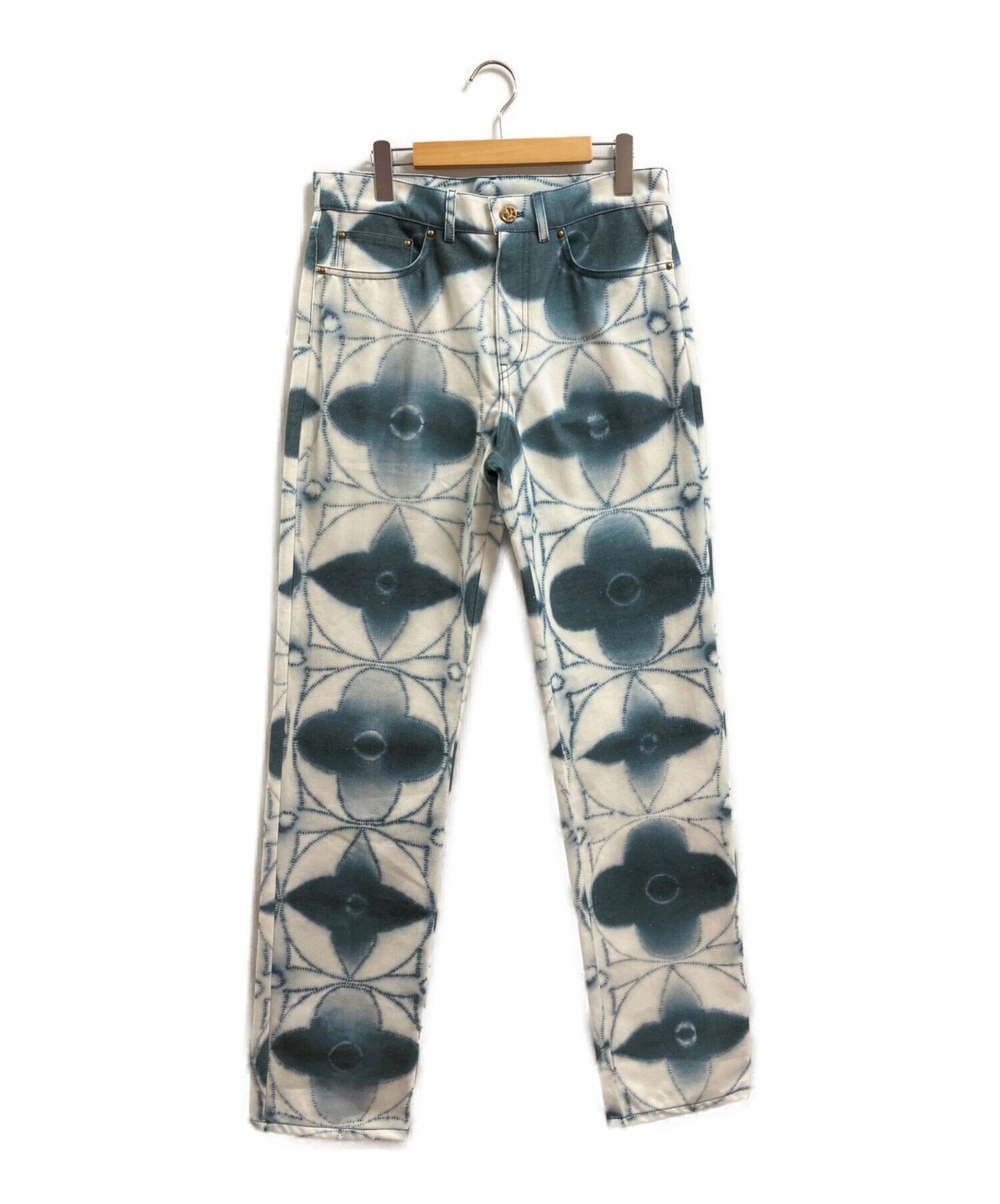 中古・古着通販】LOUIS VUITTON (ルイ ヴィトン) ロゴ染デニムパンツ