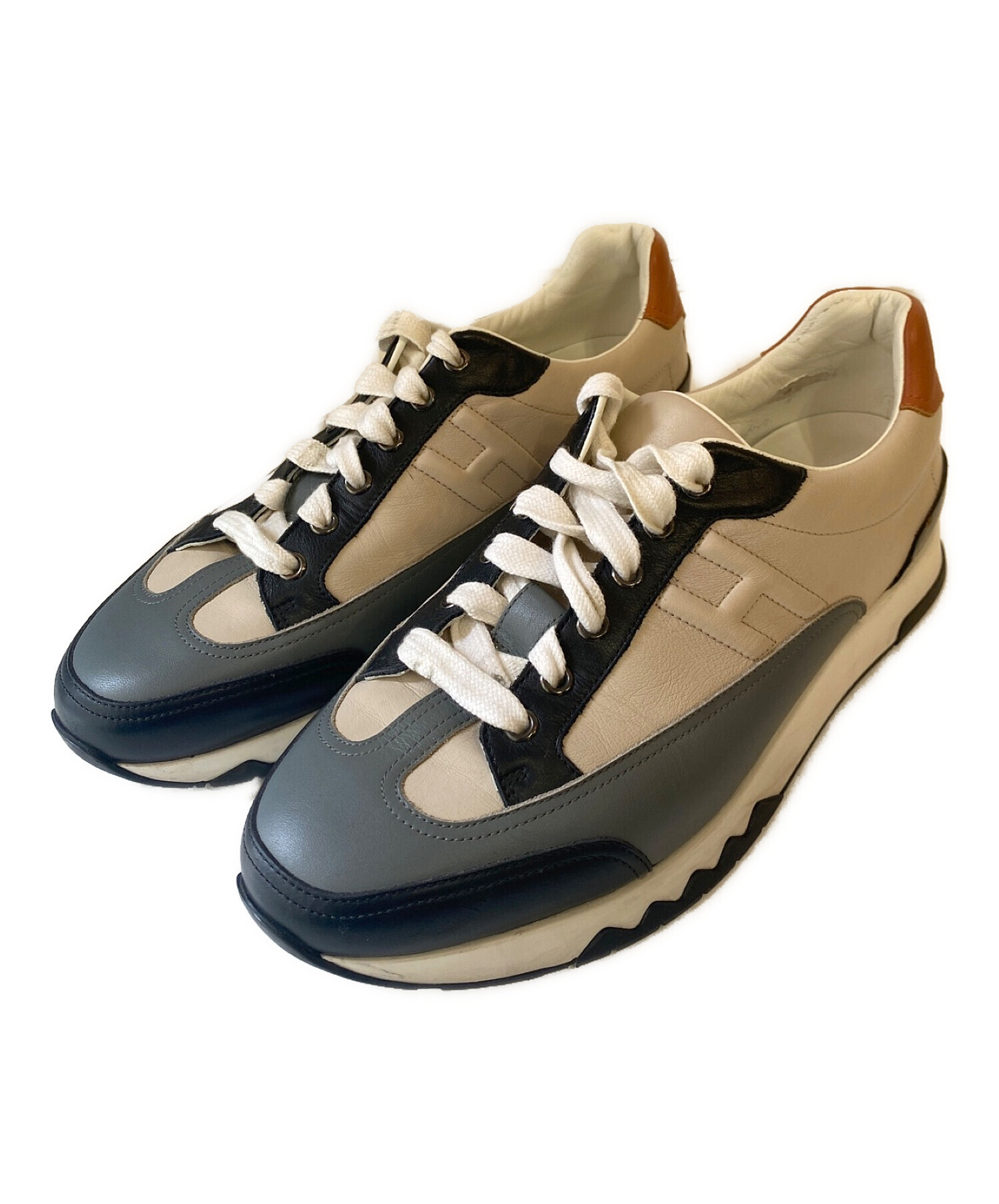 中古・古着通販】HERMES (エルメス) トレイルスニーカー ブラック