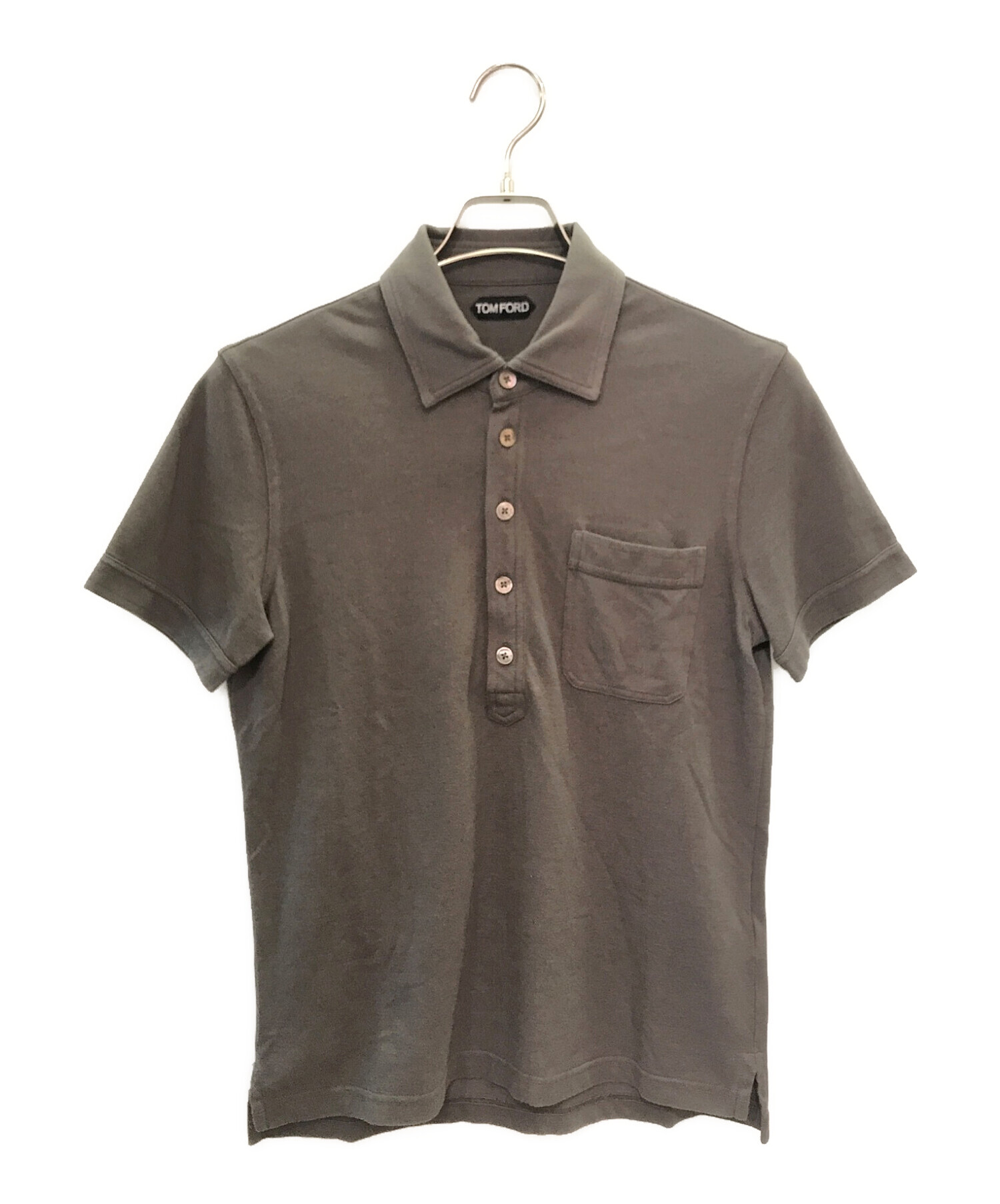 TOM FORD トムフォード ポロシャツ メンズ 【古着】【中古】 中古・古着通販】TOM FORD (トムフォード) ポロシャツ ブラウン サイズ