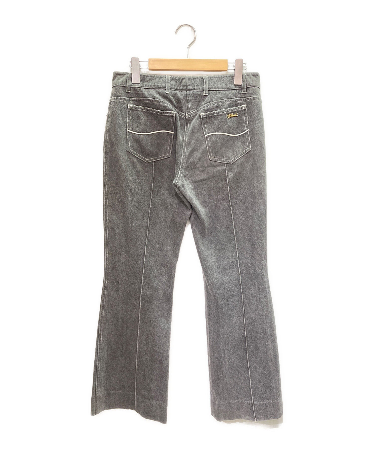 【美品】セールChloe クロエ コレクション ヒッコリーデニムワイドパンツ Chloe(クロエ)】 デニム製ワイドレッグジーンズ｜PARIGOT ONLINE