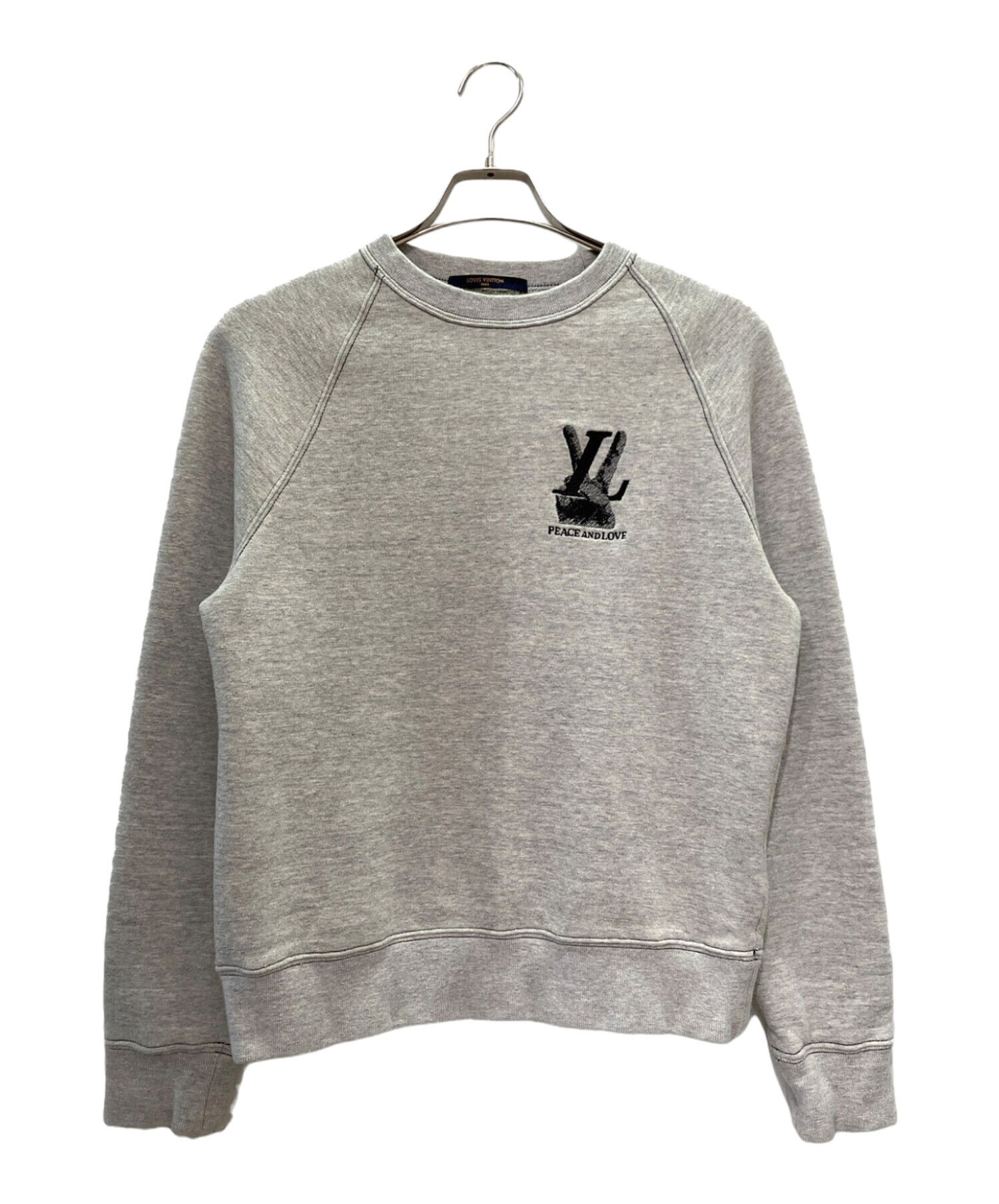 ルイヴィトンスウェットSサイズ 入手困難】Louis Vuitton×NIGO スウェット トレーナー グレー (Louis