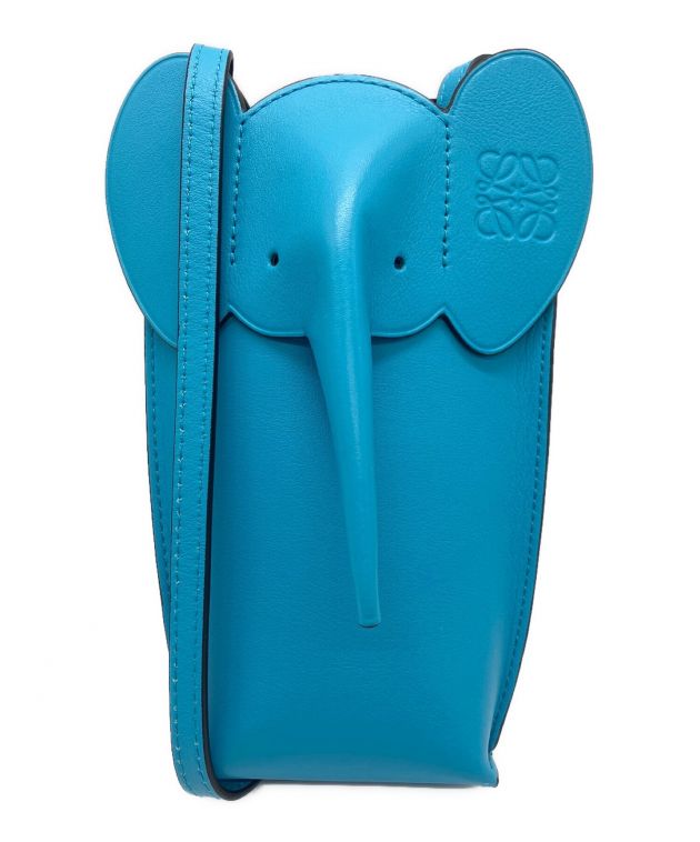中古・古着通販】LOEWE (ロエベ) エレファントレザーショルダーポーチ 