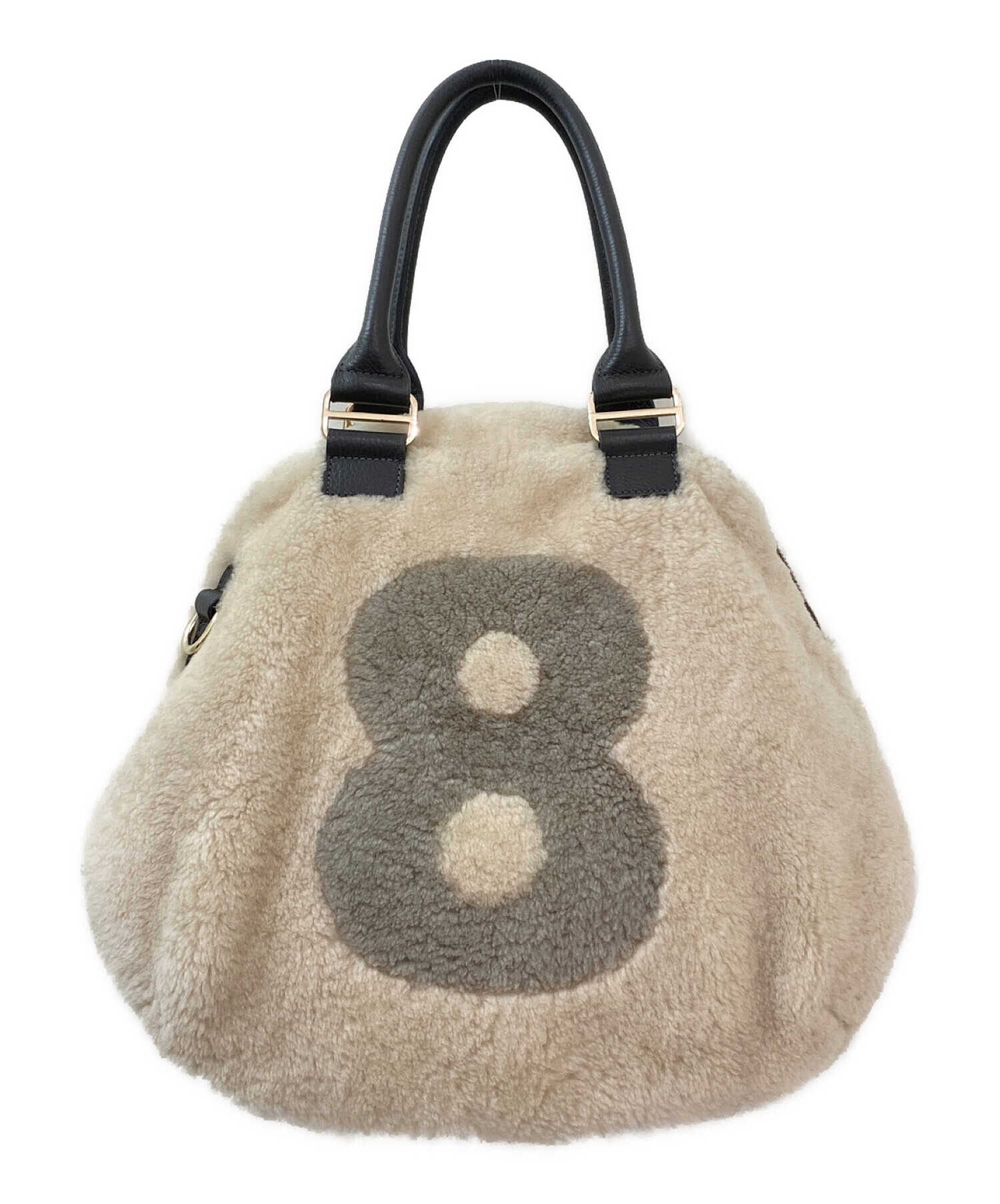 mutaバッグベージュ muta(ムータ) トートバッグ - ベージュ×ダークブラウン リネン