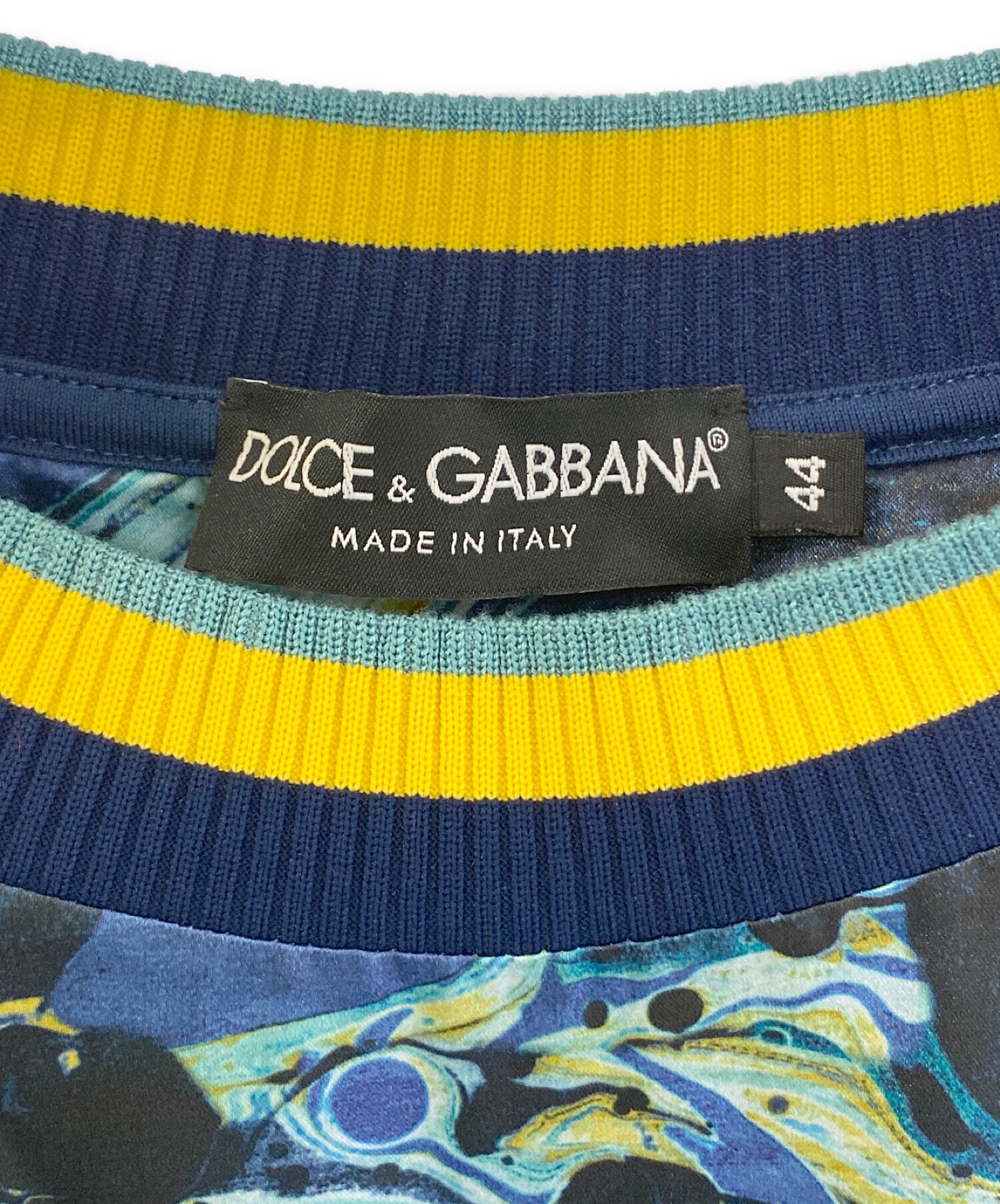 中古・古着通販】DOLCE & GABBANA (ドルチェ＆ガッバーナ) 総柄リブ 